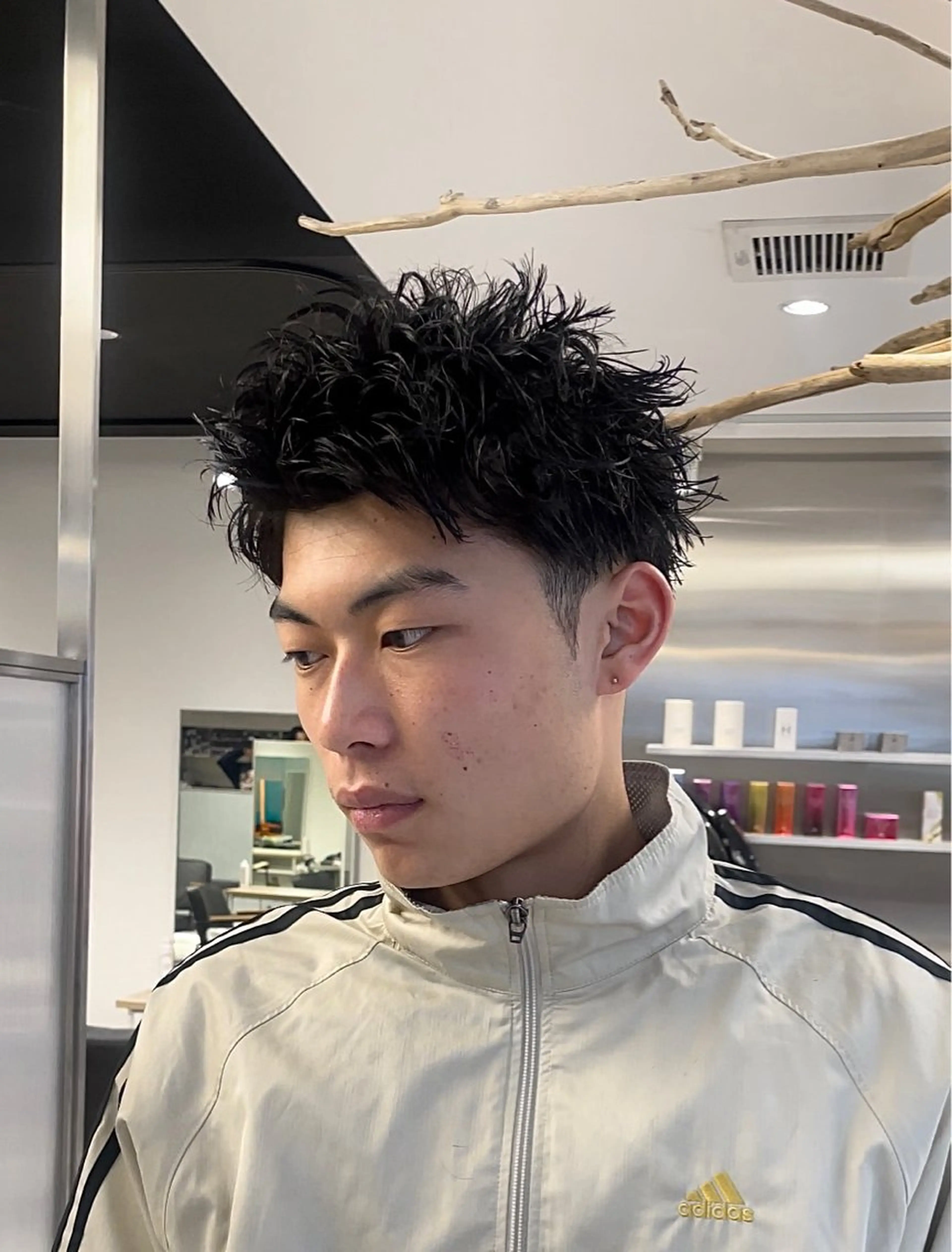 ショート パーマ メンズ カット パーマ 【圧倒的センス】 まる/メンズカラーのヘアスタイル