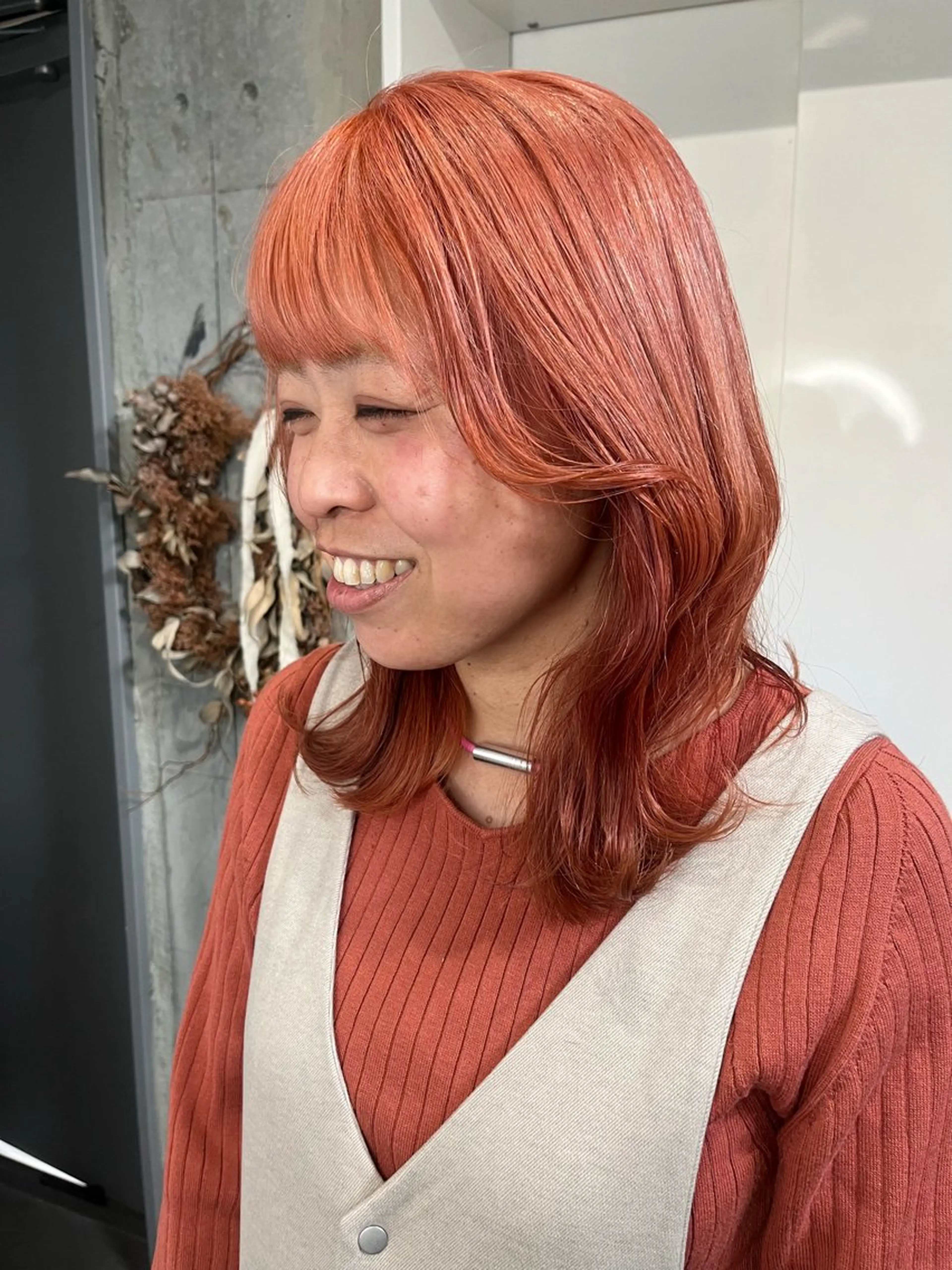 ミディアム カラー ヘアアレンジ ヘアカラー 駅チカ【ali'i】 アリイ花崎友美☘のヘアスタイル