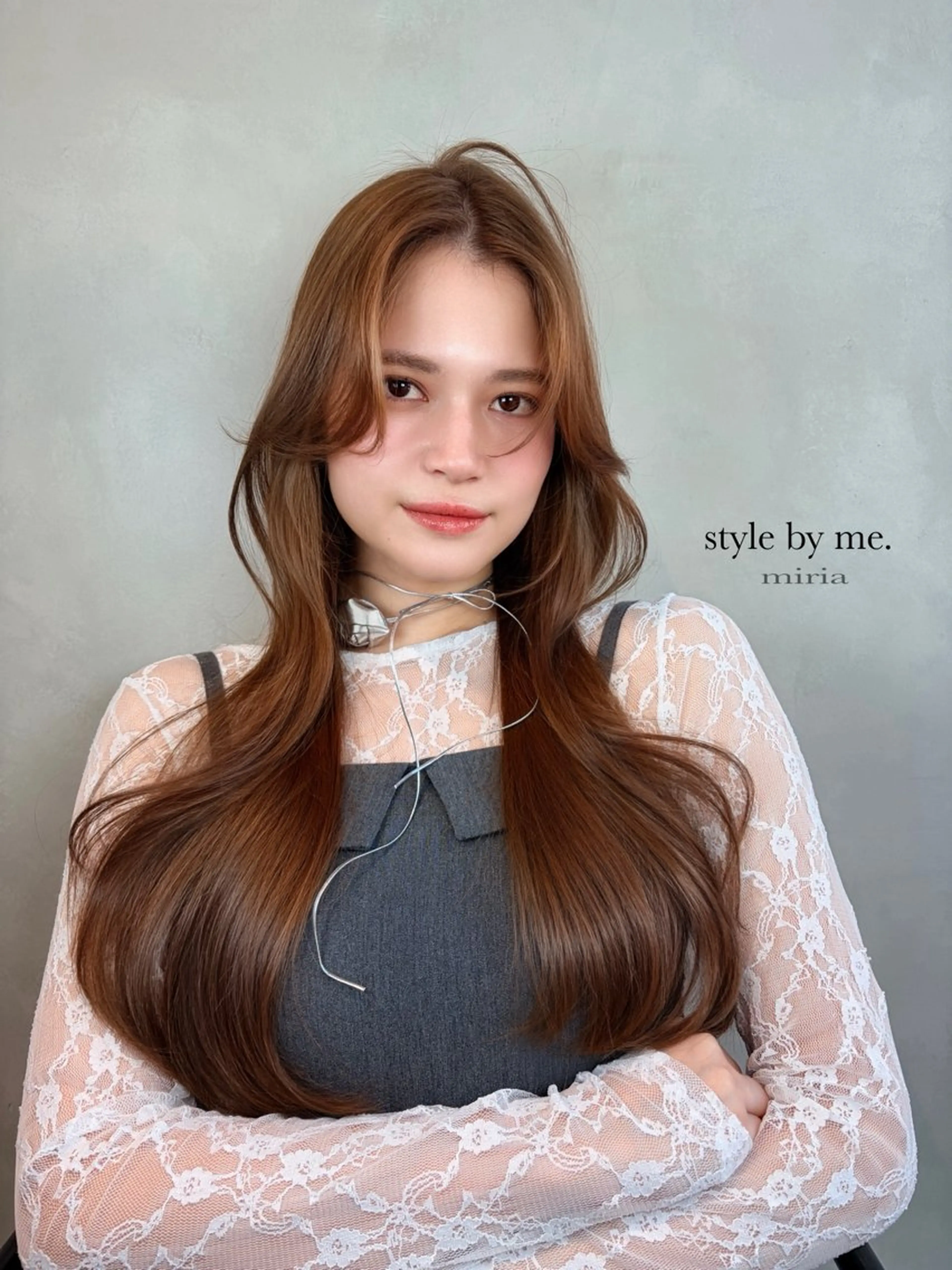 ロング カラー 韓国風ヘア レイヤーカット 韓・中華美女ヘア 🇰🇷×🇨🇳のヘアスタイル