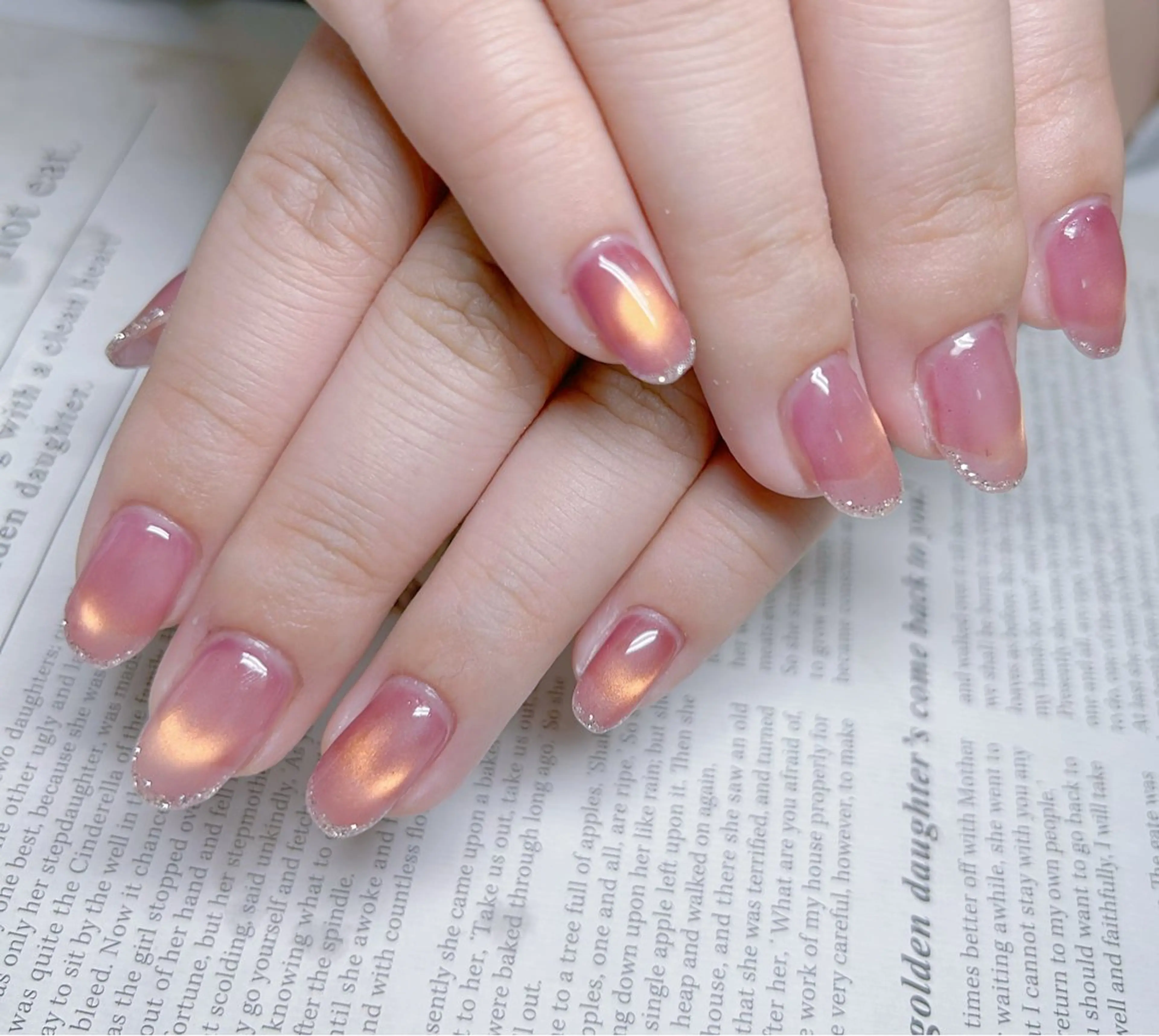 🧲💅（チップ長さ出し）マグネット🧲（オフ込み）&フラッシユワンカラの写真