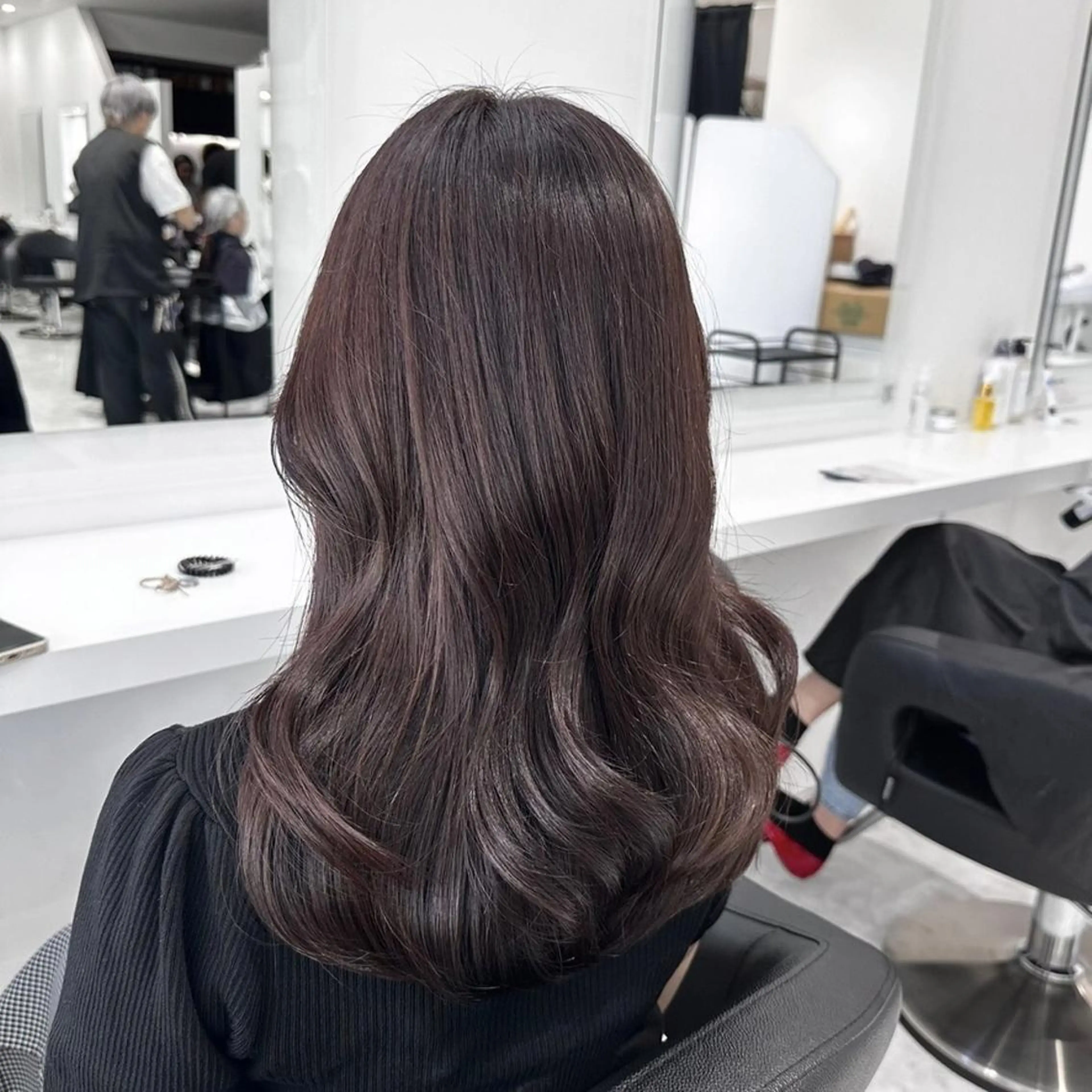 カラー 透明感カラー🌿 yuika🤎🍨のヘアスタイル