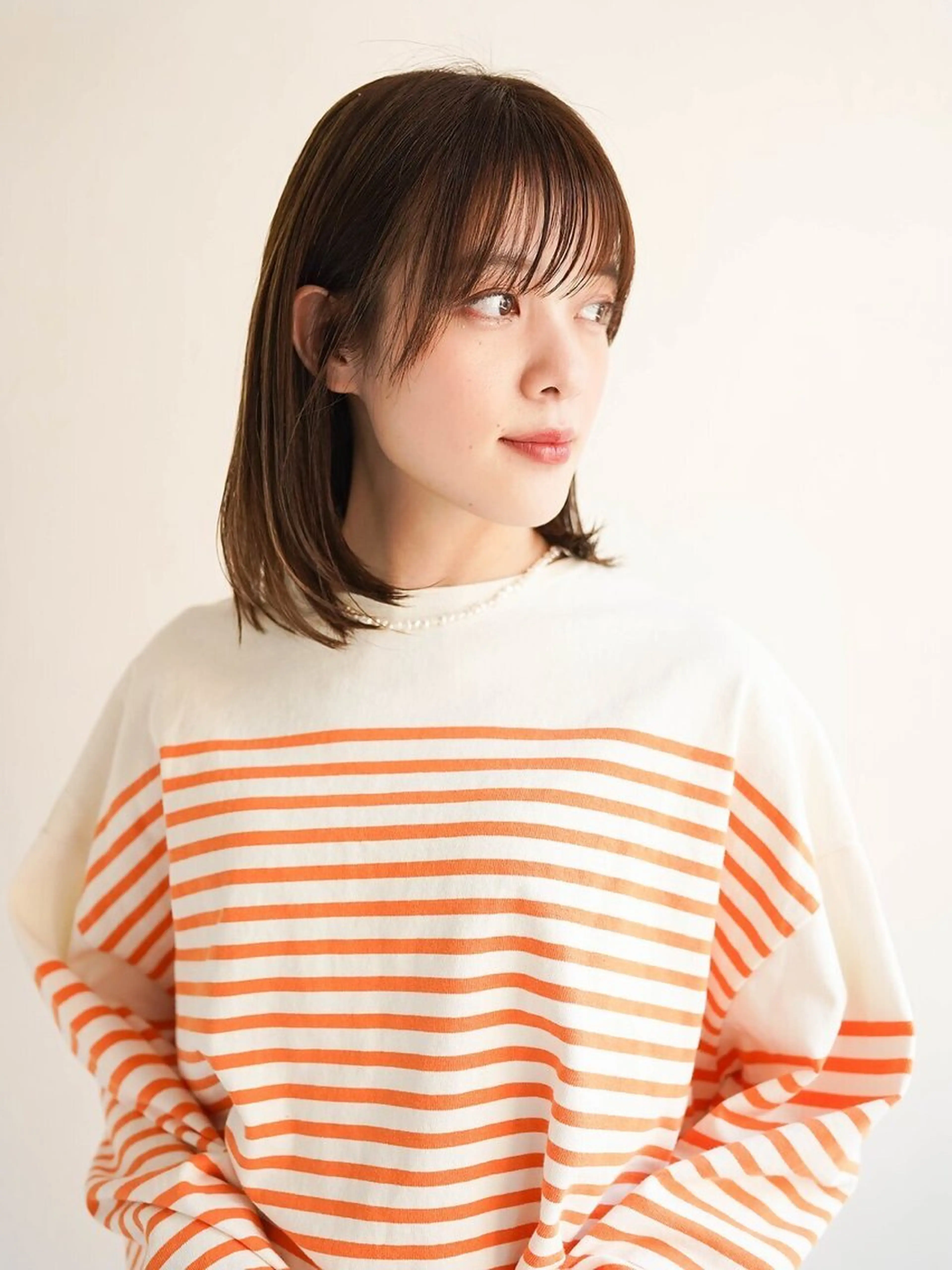 ミディアム ☁️透明感カラー× レイヤー ☁️ノアのヘアスタイル