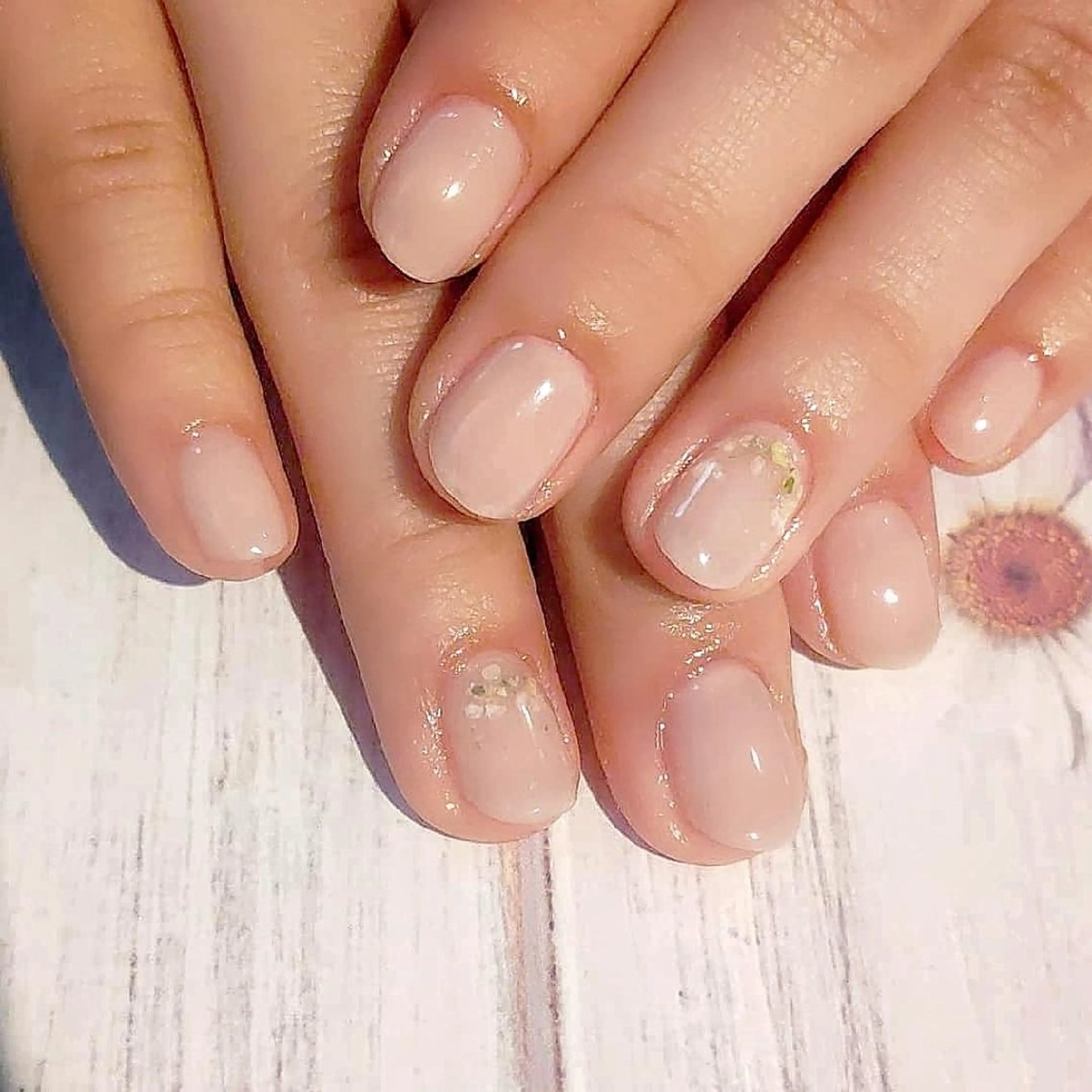 ネイル フラワーネイル ワンカラーネイル ハンドネイル 個人サロン saltnailのネイルデザイン