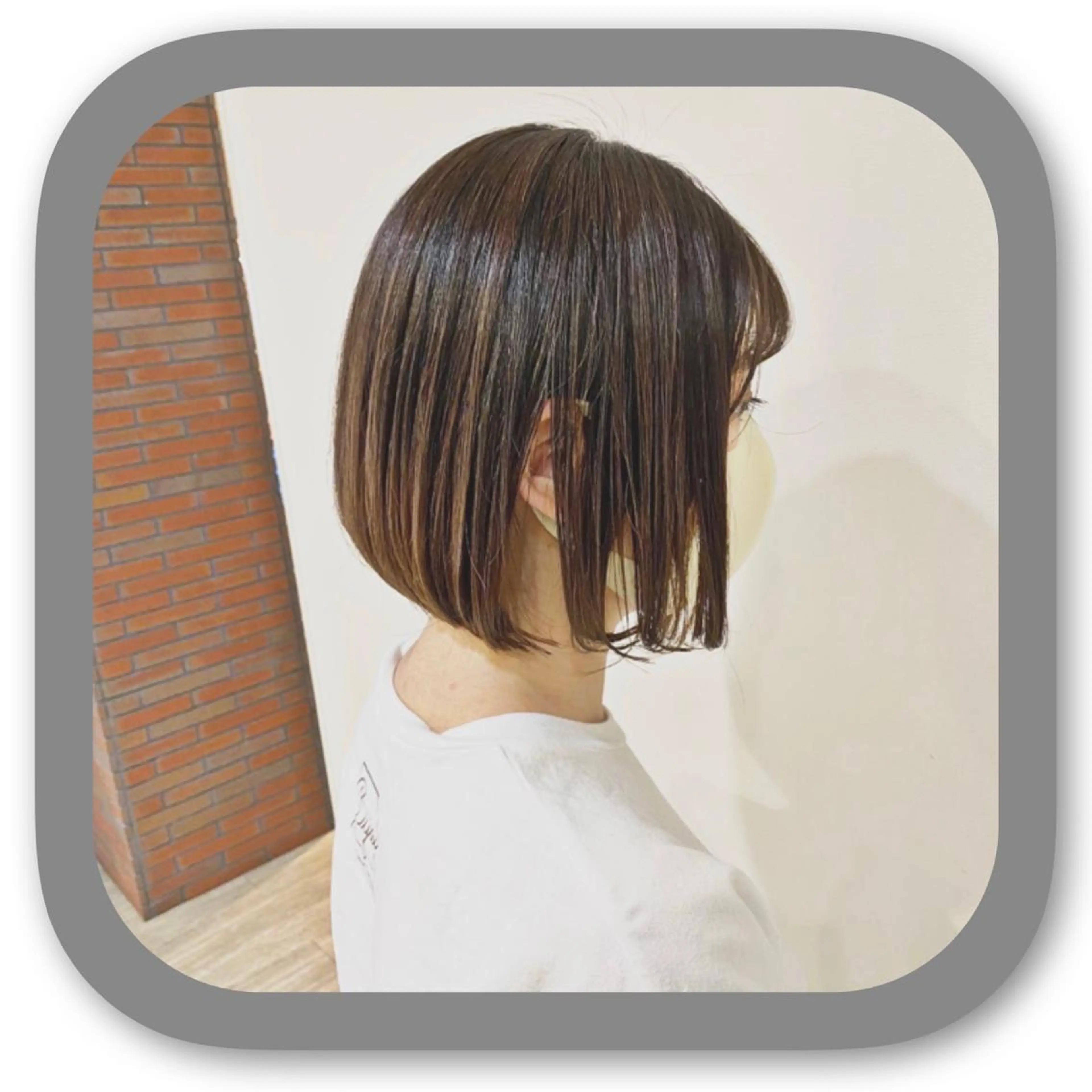 ショート アッシュ ボブ 髪質改善 レイヤーカット ショートヘア カット ショート〜ミディアム 喜多司のヘアスタイル