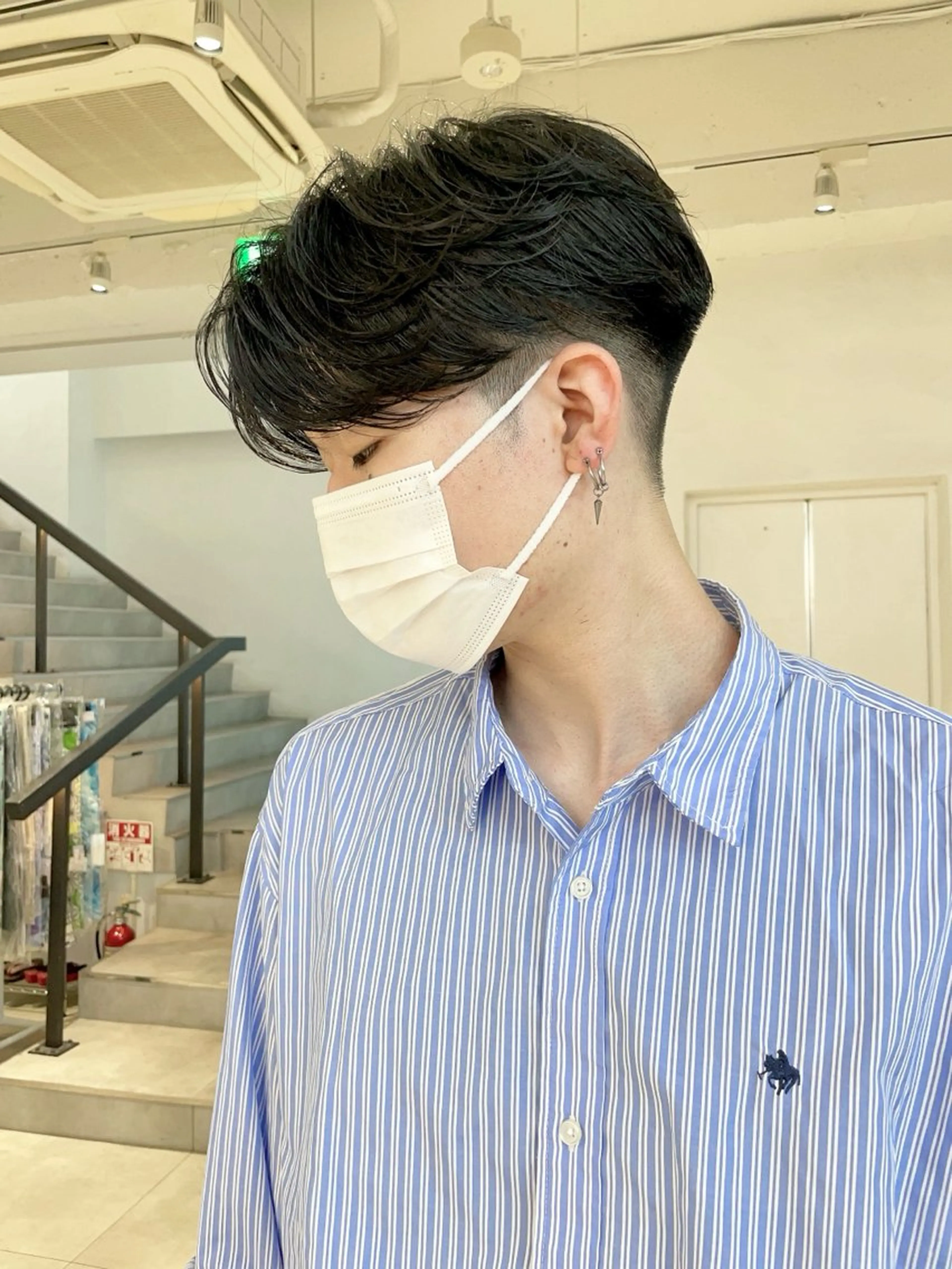 ショート パーマ メンズ カット パーマ 🇰🇷カルマパーマ kaito🇰🇷のヘアスタイル