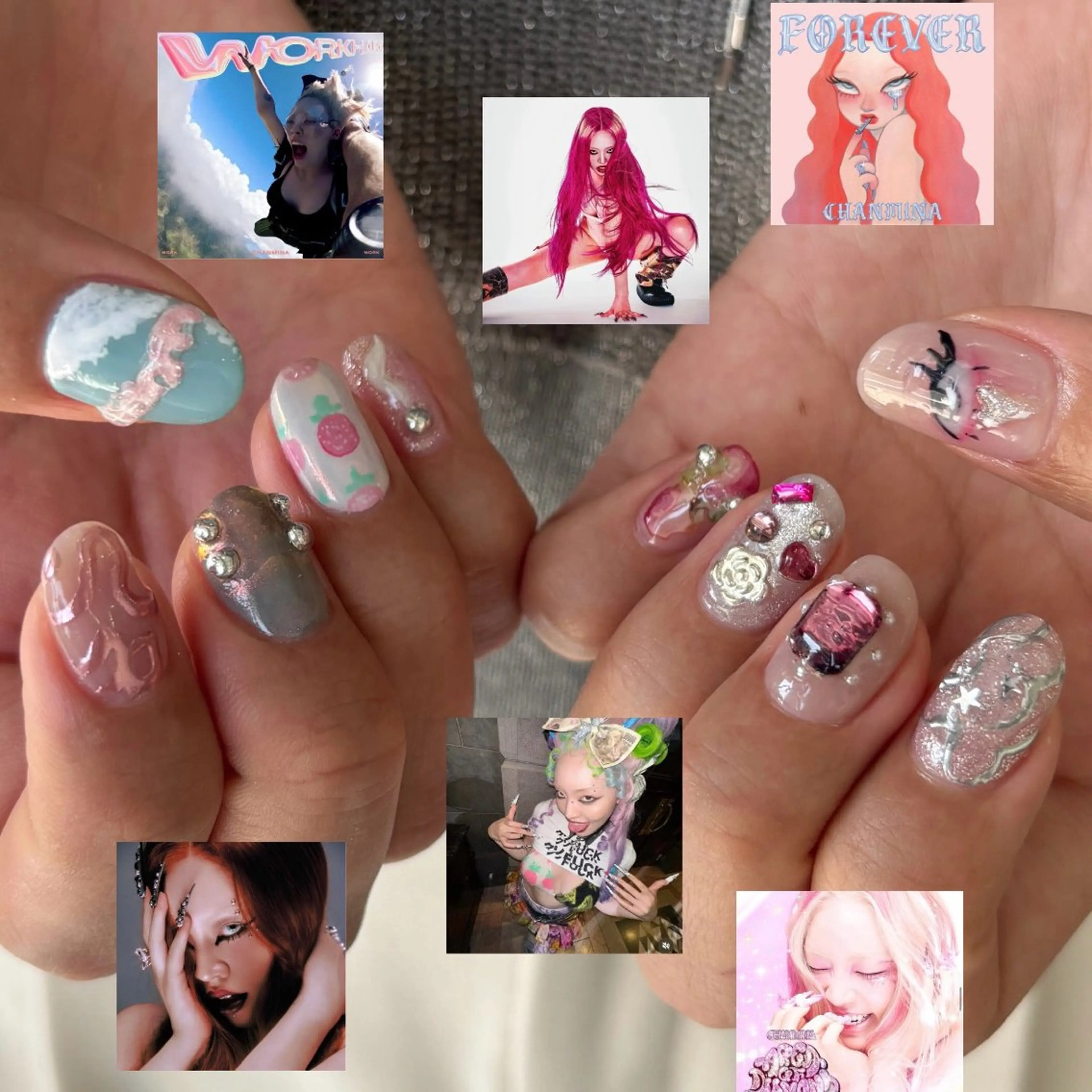 ネイル hinako /個性派ニュアンスのネイルデザイン