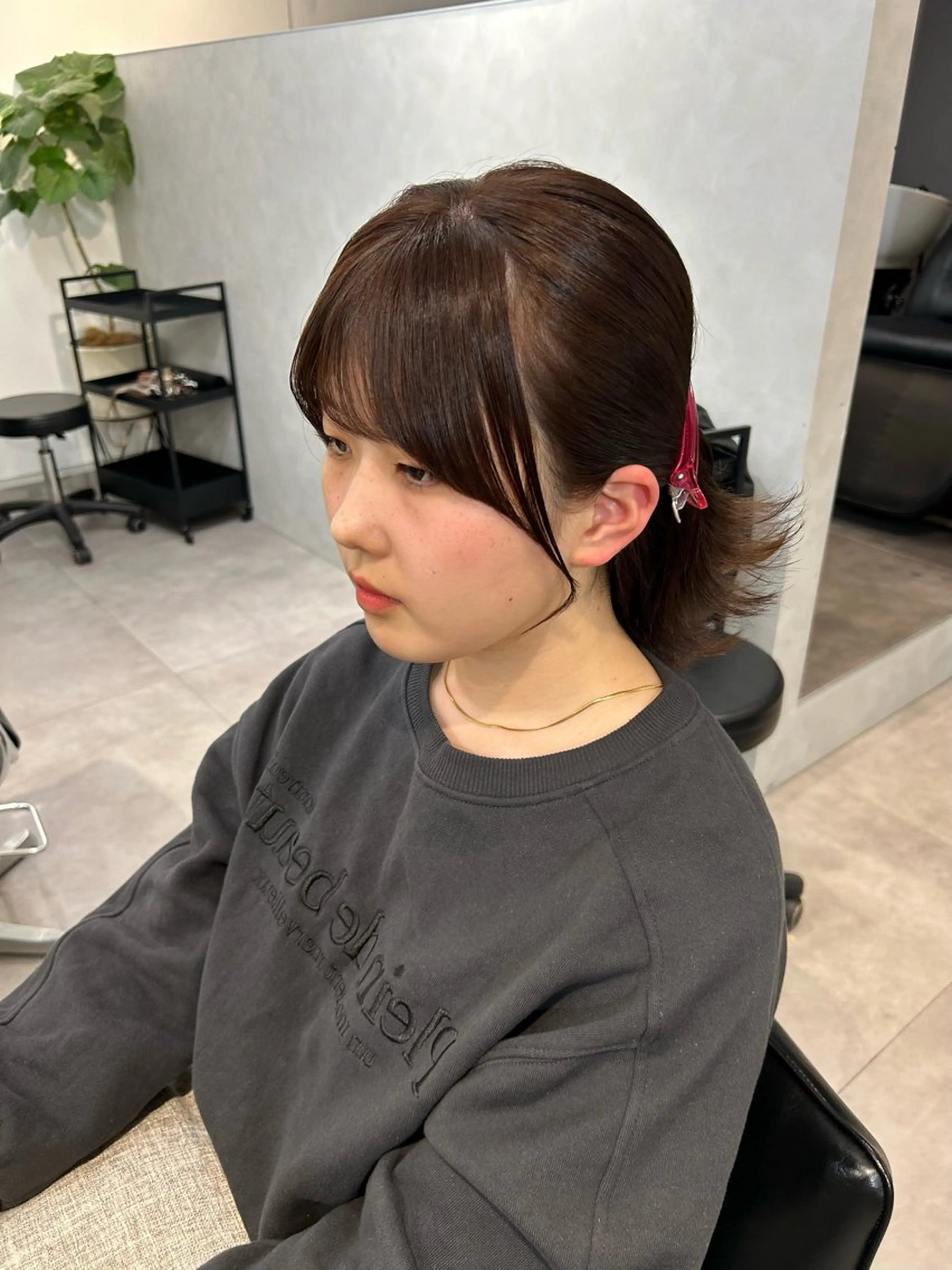 ミディアム 顔周りカット ❤️ショートカット ・顔周りカット❤️のヘアスタイル