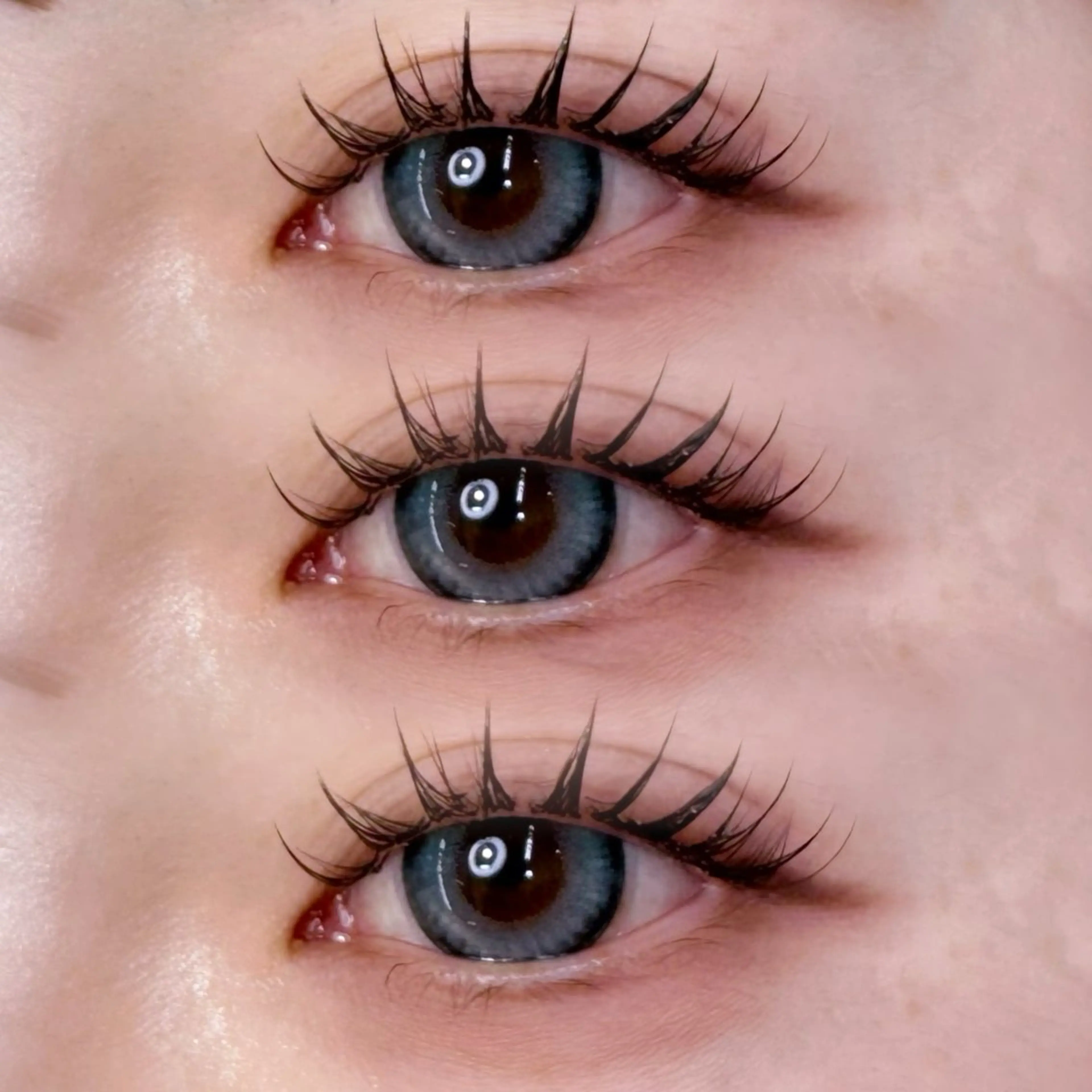 マツエク・マツパ 束感まつ毛 フラットラッシュ ワンホンマツエク Gallica🎀 ayameのマツエク・マツパデザイン