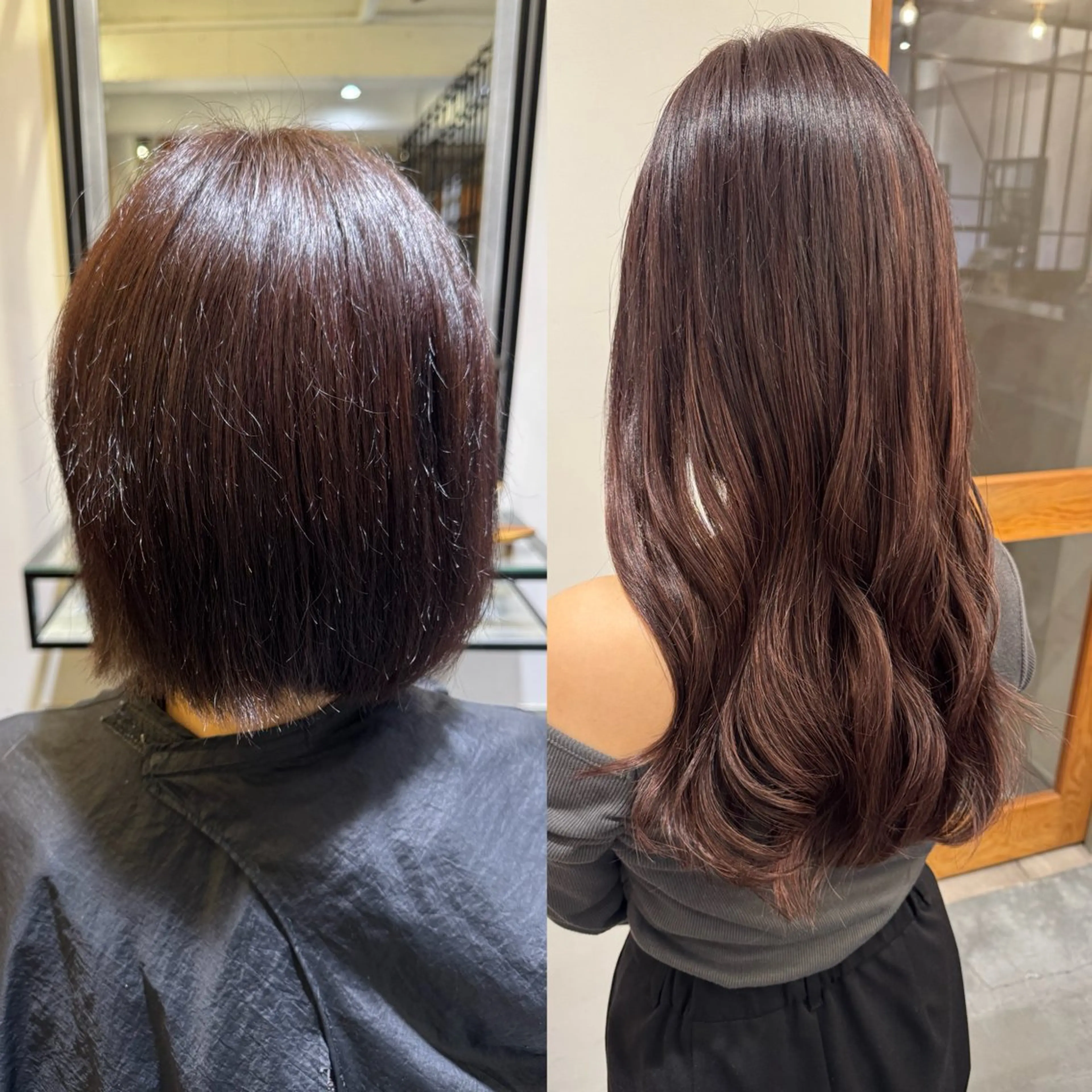 ロング カラー ボブ ロング エクステ モテ髪🎀aoi/ ヘアメ/カラー/池袋のヘアスタイル