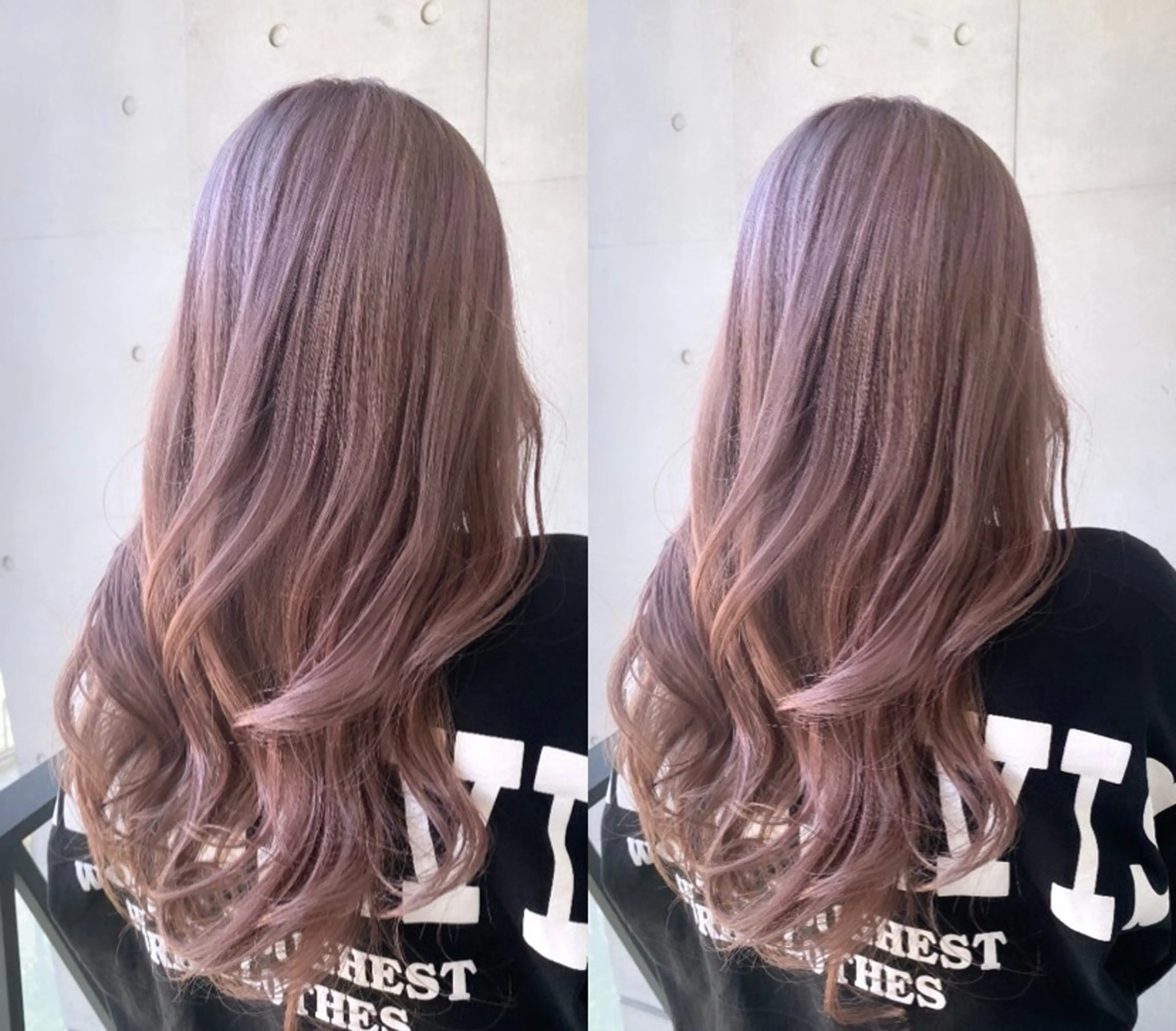 ロング カラー ベージュカラー ピンクカラー ピンクベージュ ヘアカラー トリートメント 【ROA】 MISUZU✨のヘアスタイル