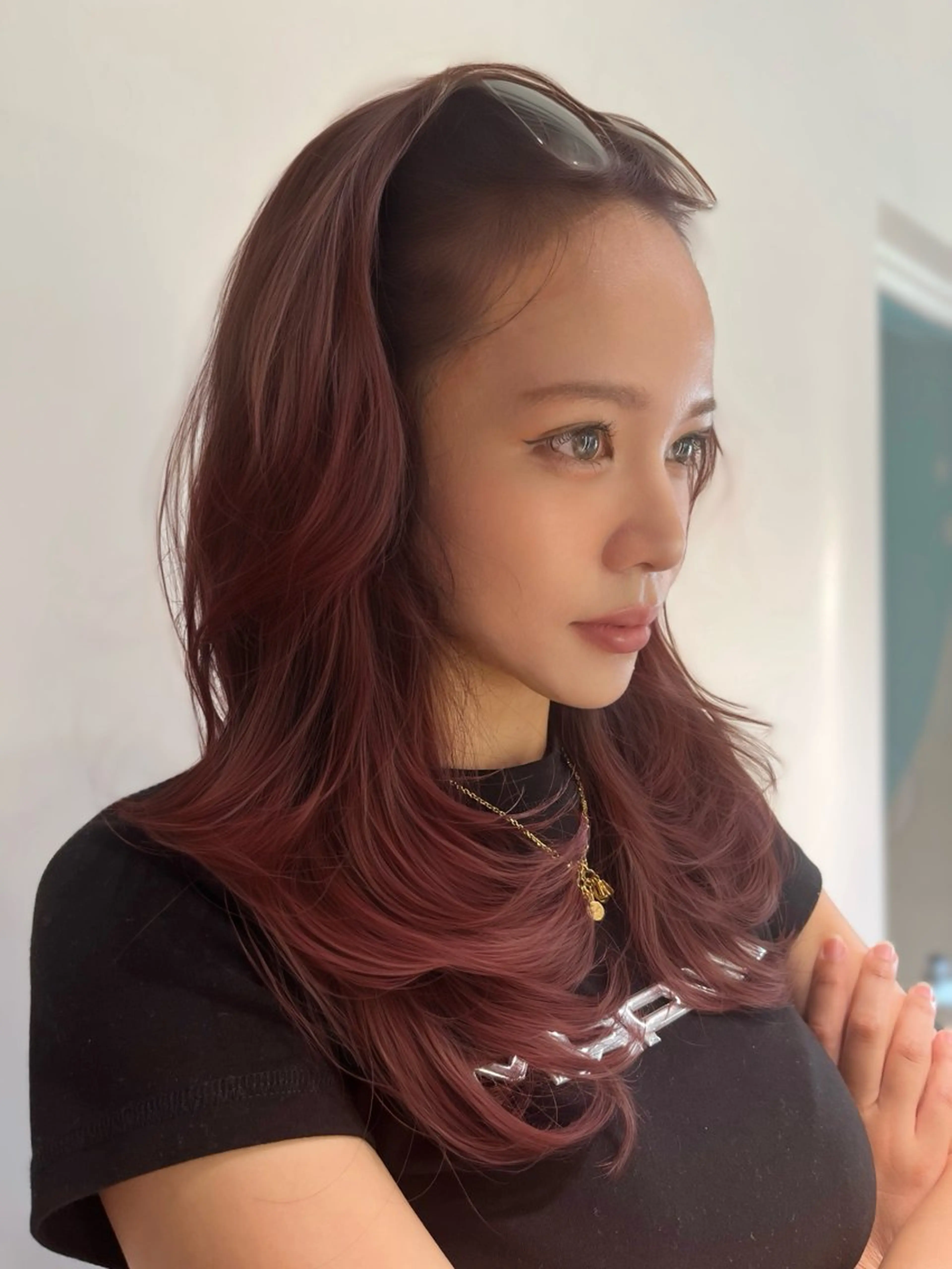 ミディアム カラー fuu kaのヘアスタイル