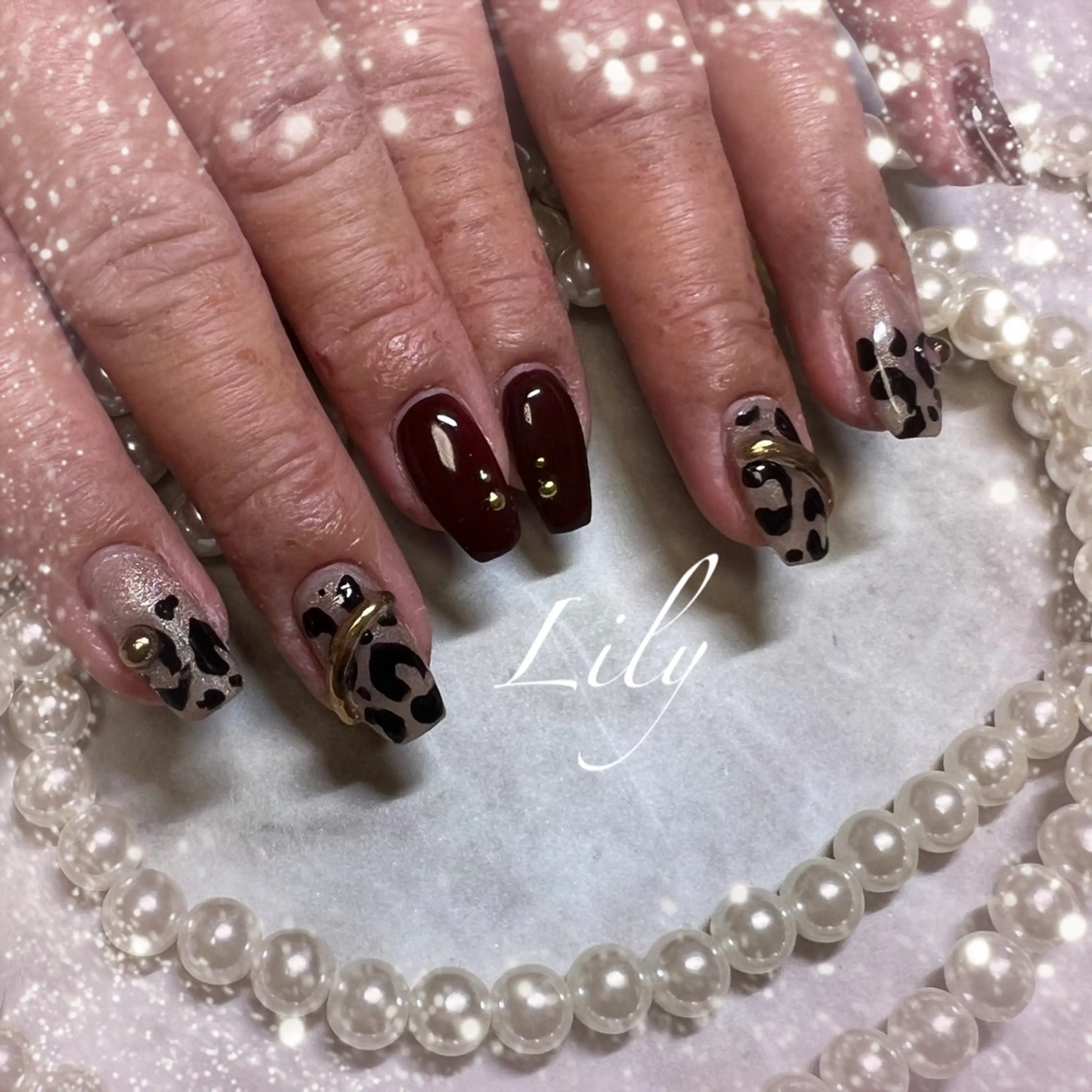 ネイル ハンドネイル Lily*nail 🌻Mii🌻のネイルデザイン
