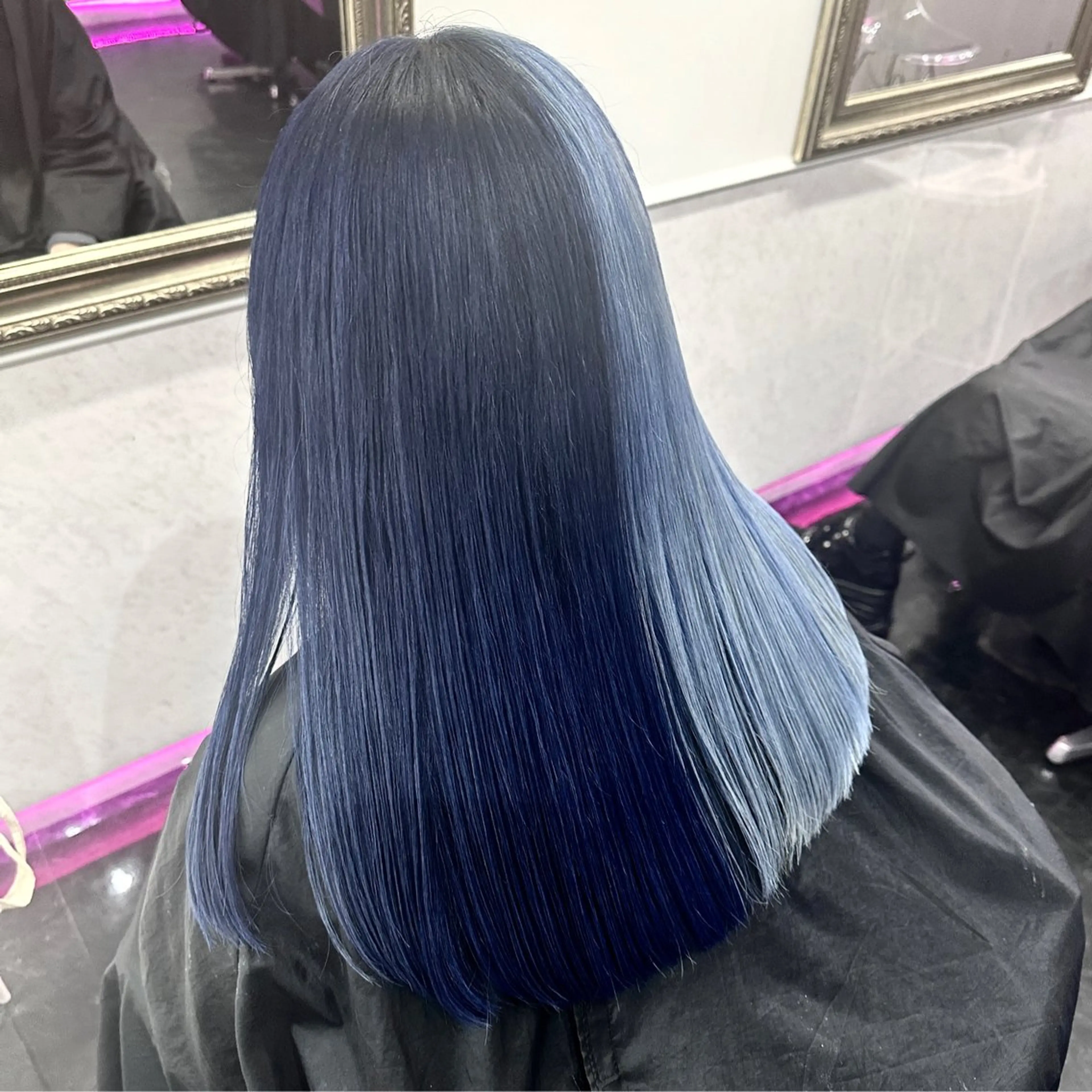 ロング カラー ハイトーン/ウルフ /エクステ/ましろのヘアスタイル