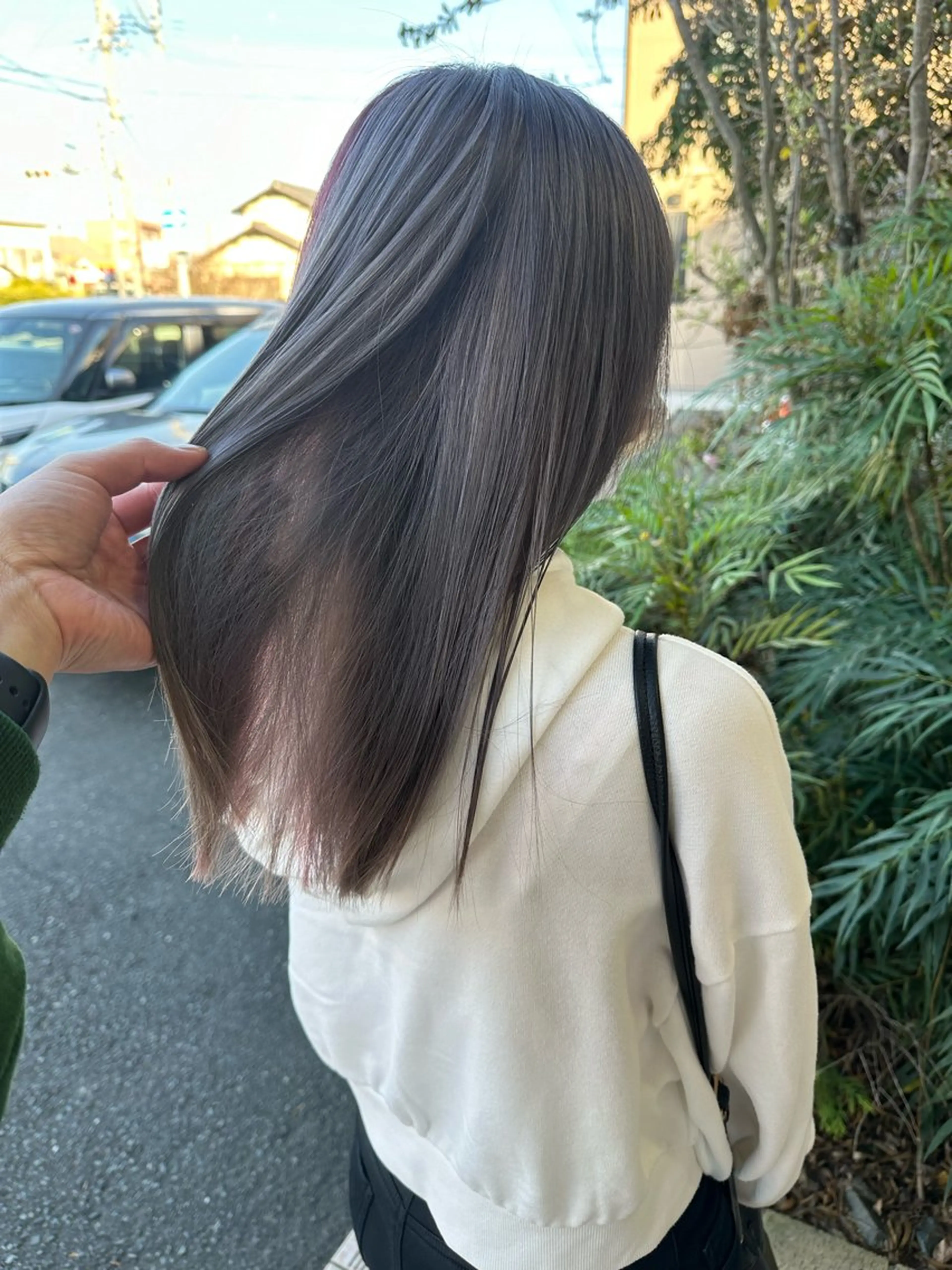 セミロング ヘアカラー 大橋 聖哉のヘアスタイル