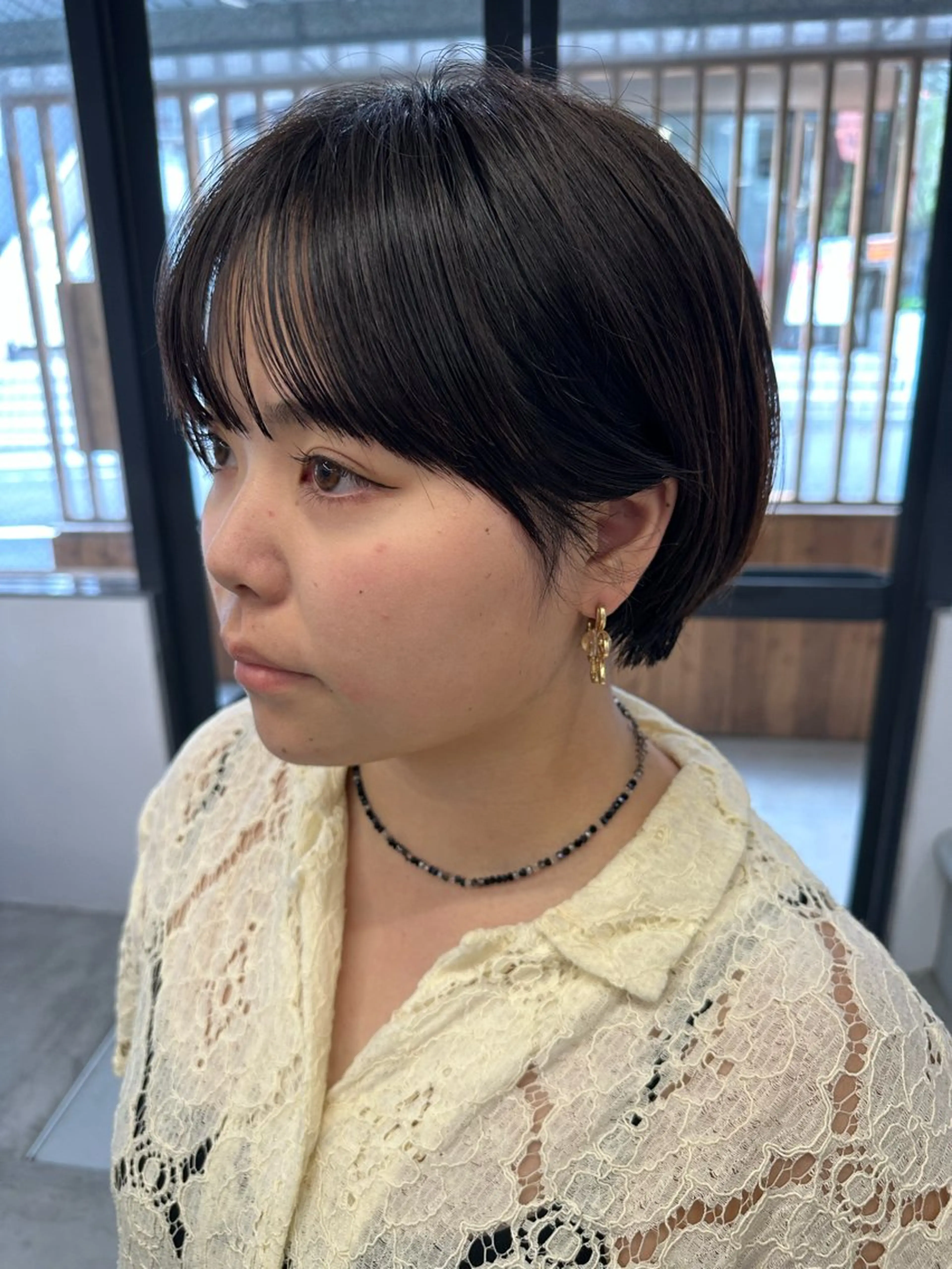 ショート カット ヘアカラー 骨格診断で絶対可愛い ✨丸みショート✨凌弥のヘアスタイル