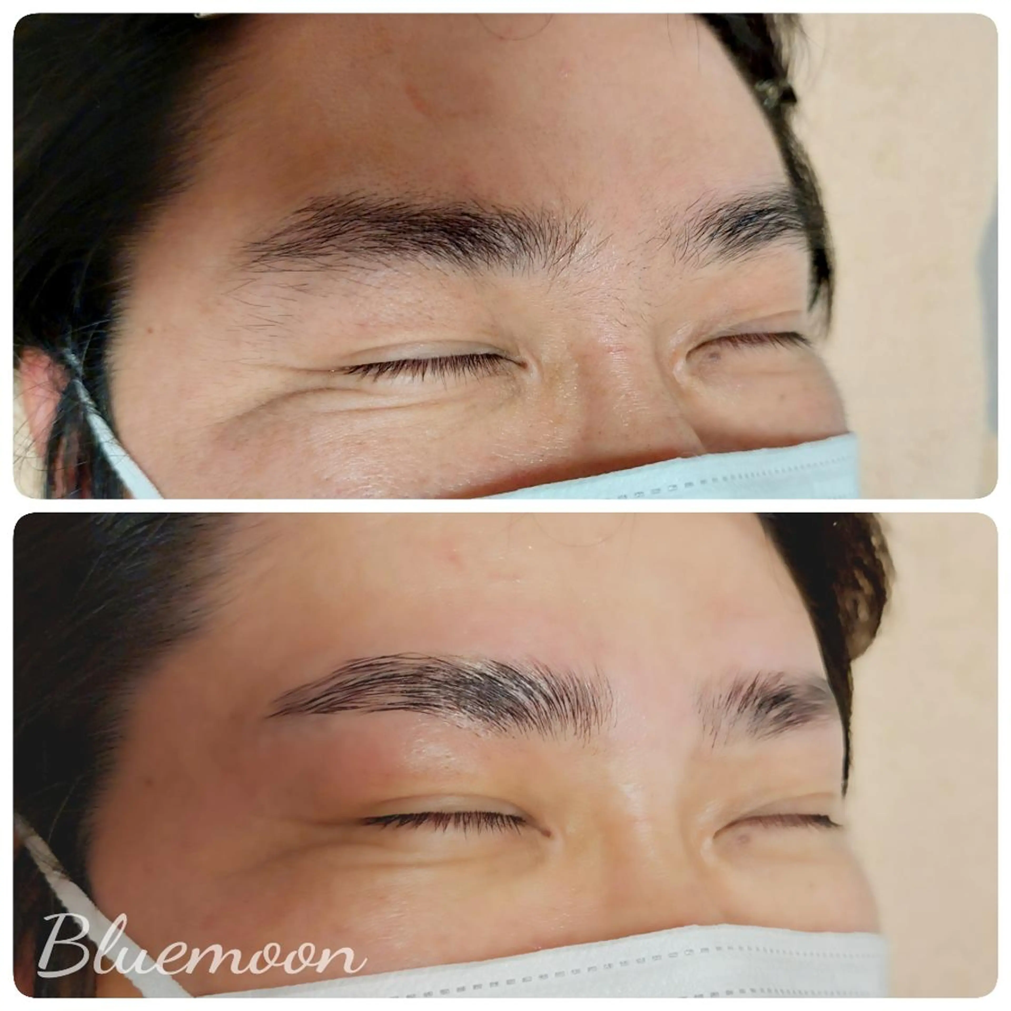 アイブロウ メンズ メンズパーマ メンズアイブロウ Bluemoon所属・Blue moonのマツエク・マツパデザイン