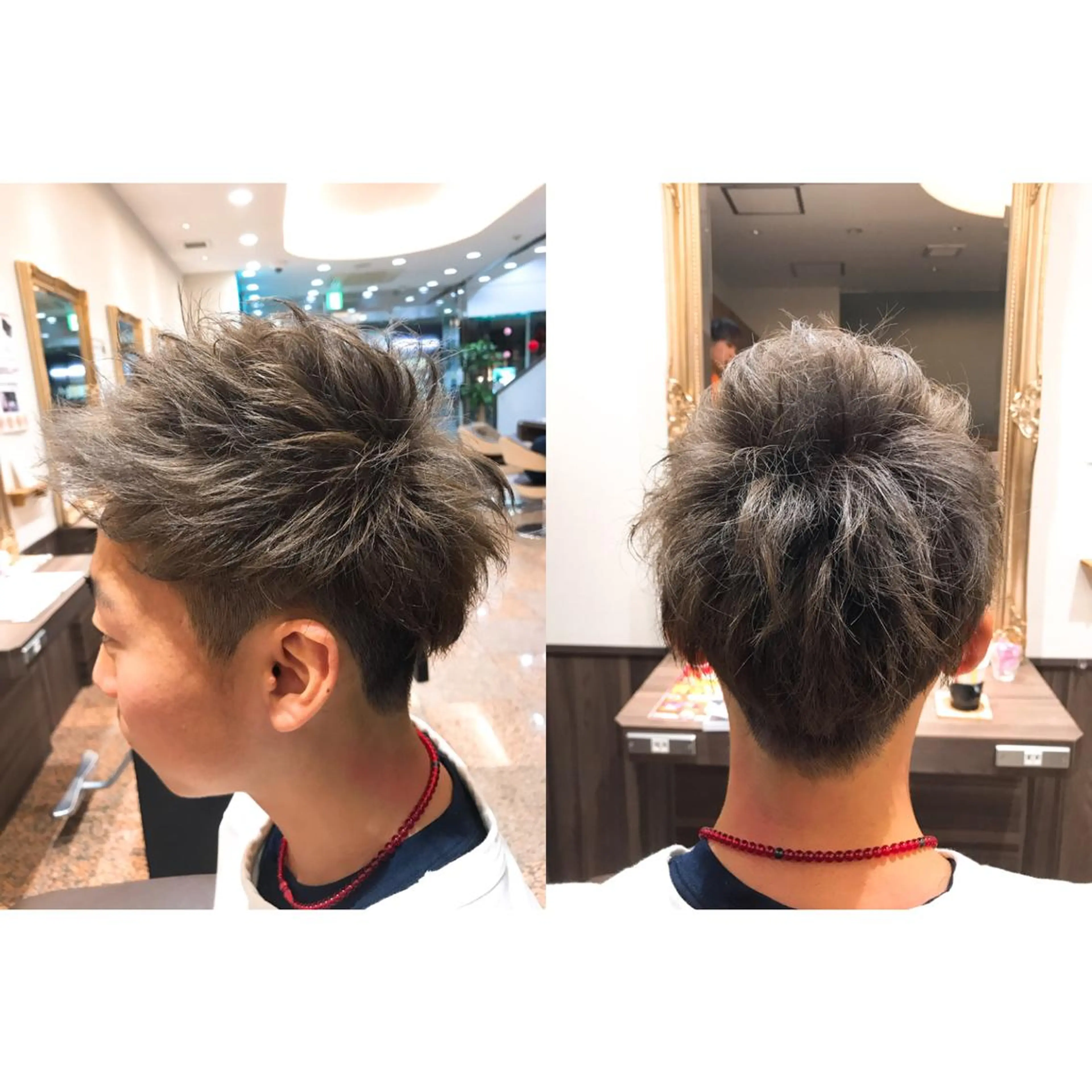 ショート メンズ カット ヘアカラー 内野 光葉のヘアスタイル