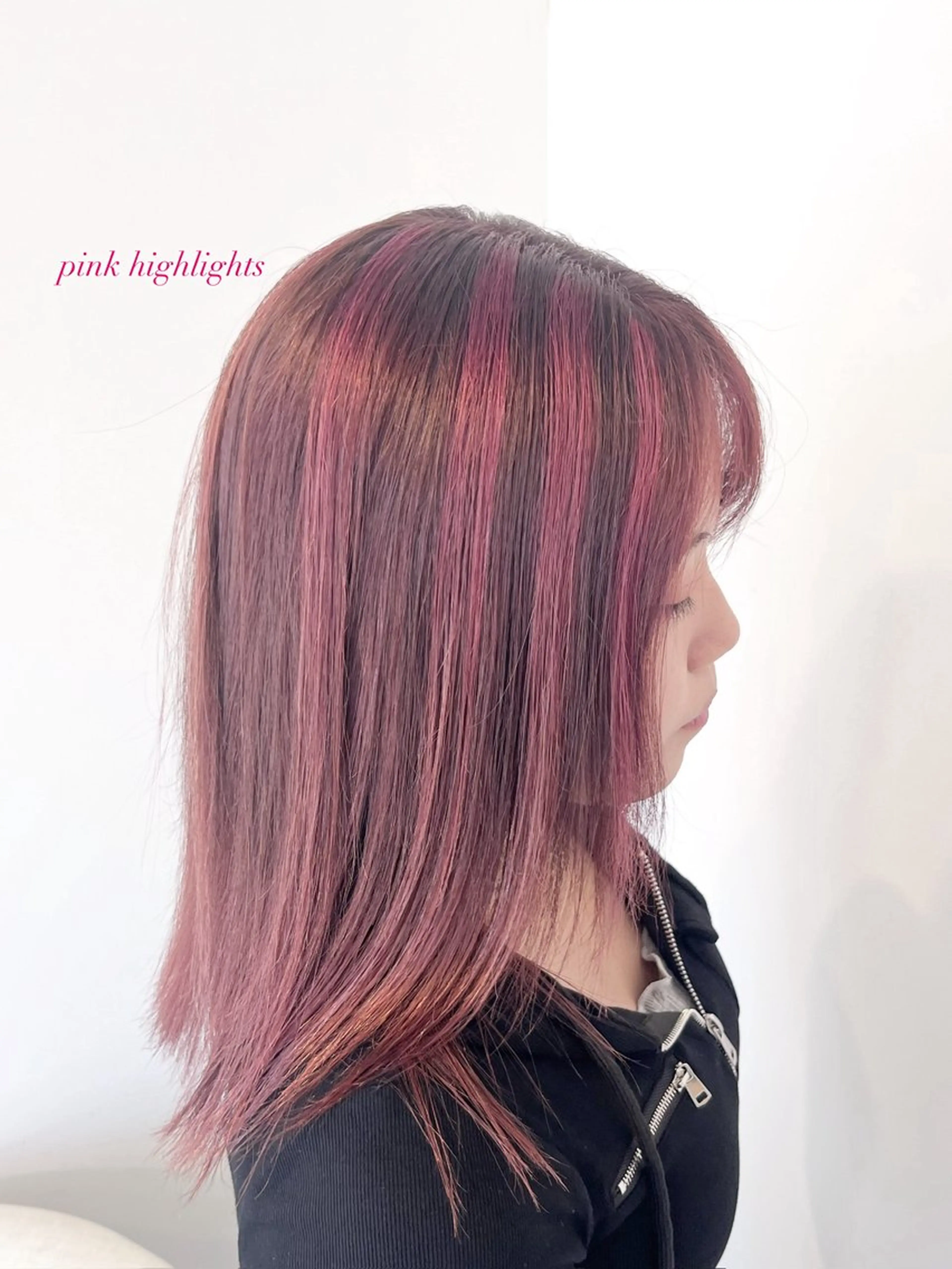 ミディアム カラー ヘアカラー 🫧艶髪矯正🫧/ ハイトーン✨/矢澤のヘアスタイル