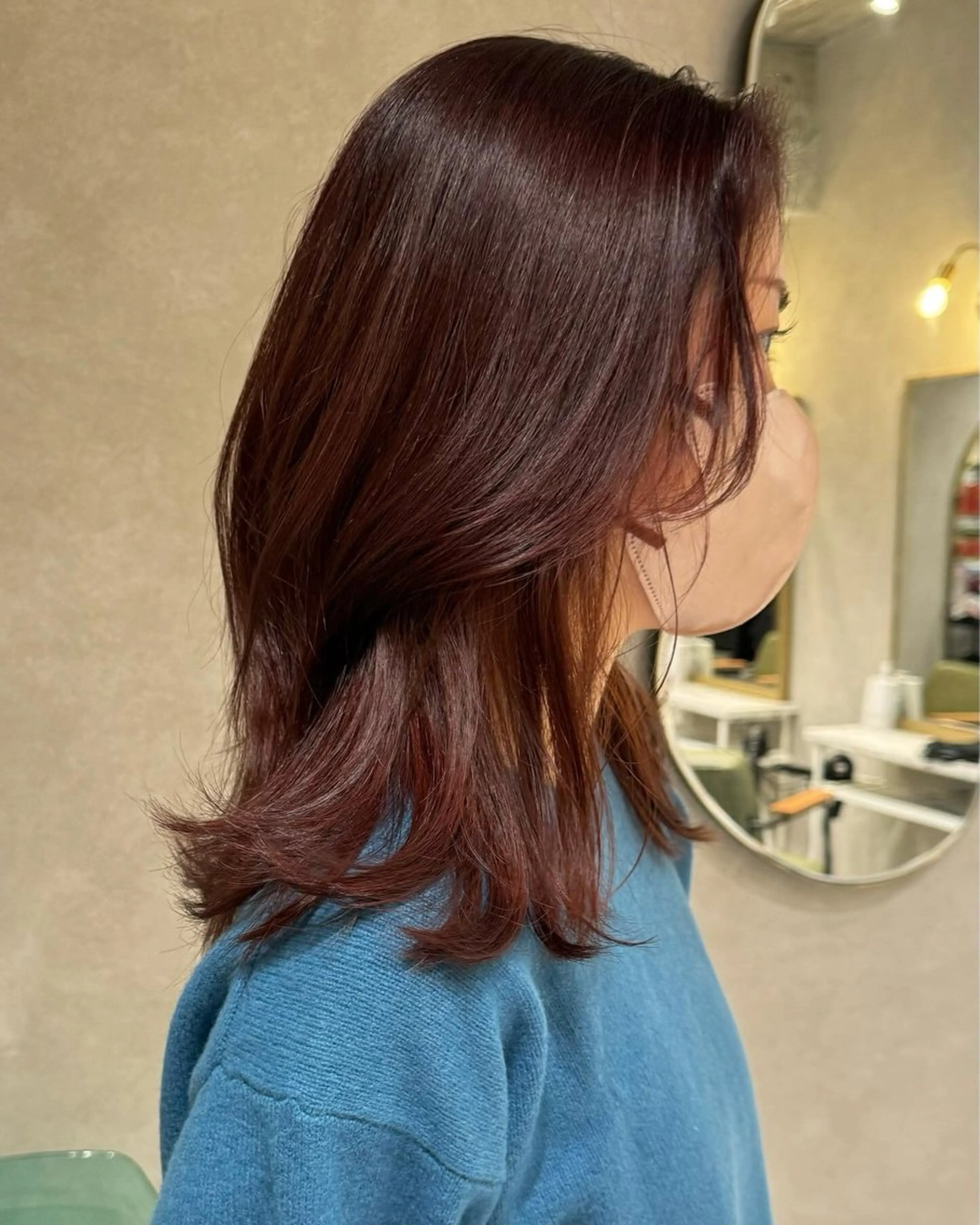 《ご新規様限定》🎀透明感カラー+クイックトリートメント ブリーチなし/暗髪/韓国の写真