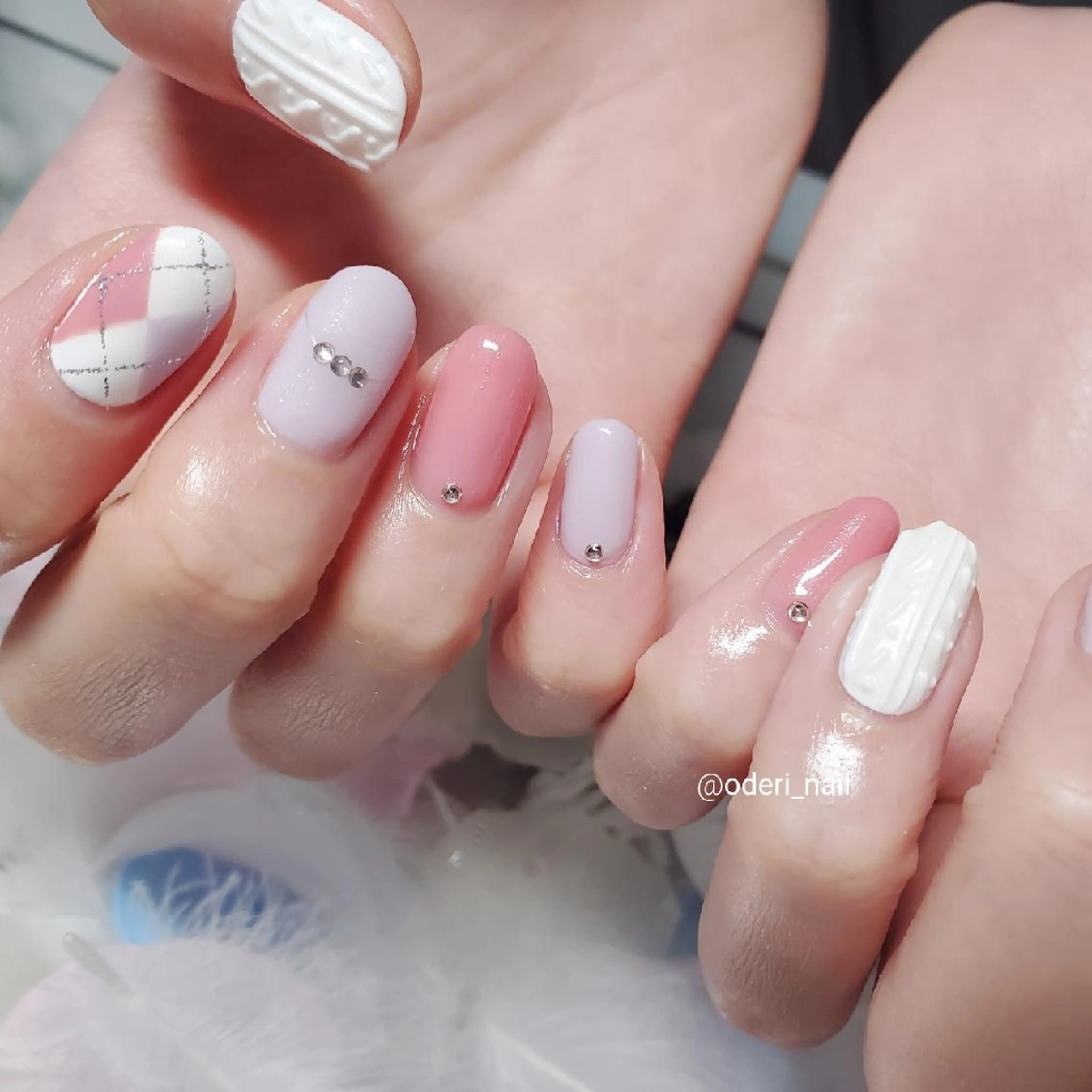 ネイル アートネイル ジェルネイル おで@ oderi_nailのネイルデザイン