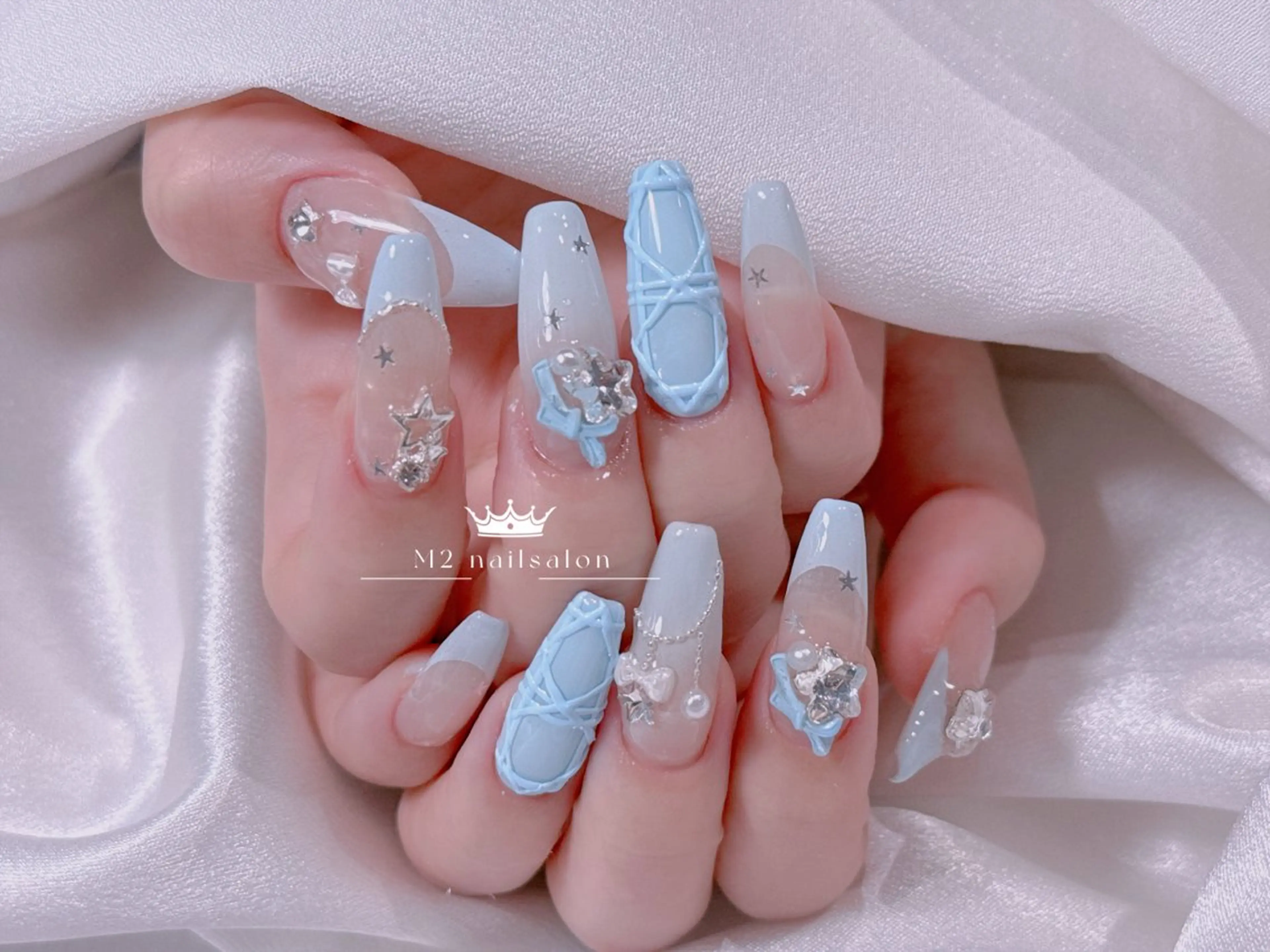 ネイル ハンドネイル 長さだし専門店 M2　rikaのネイルデザイン