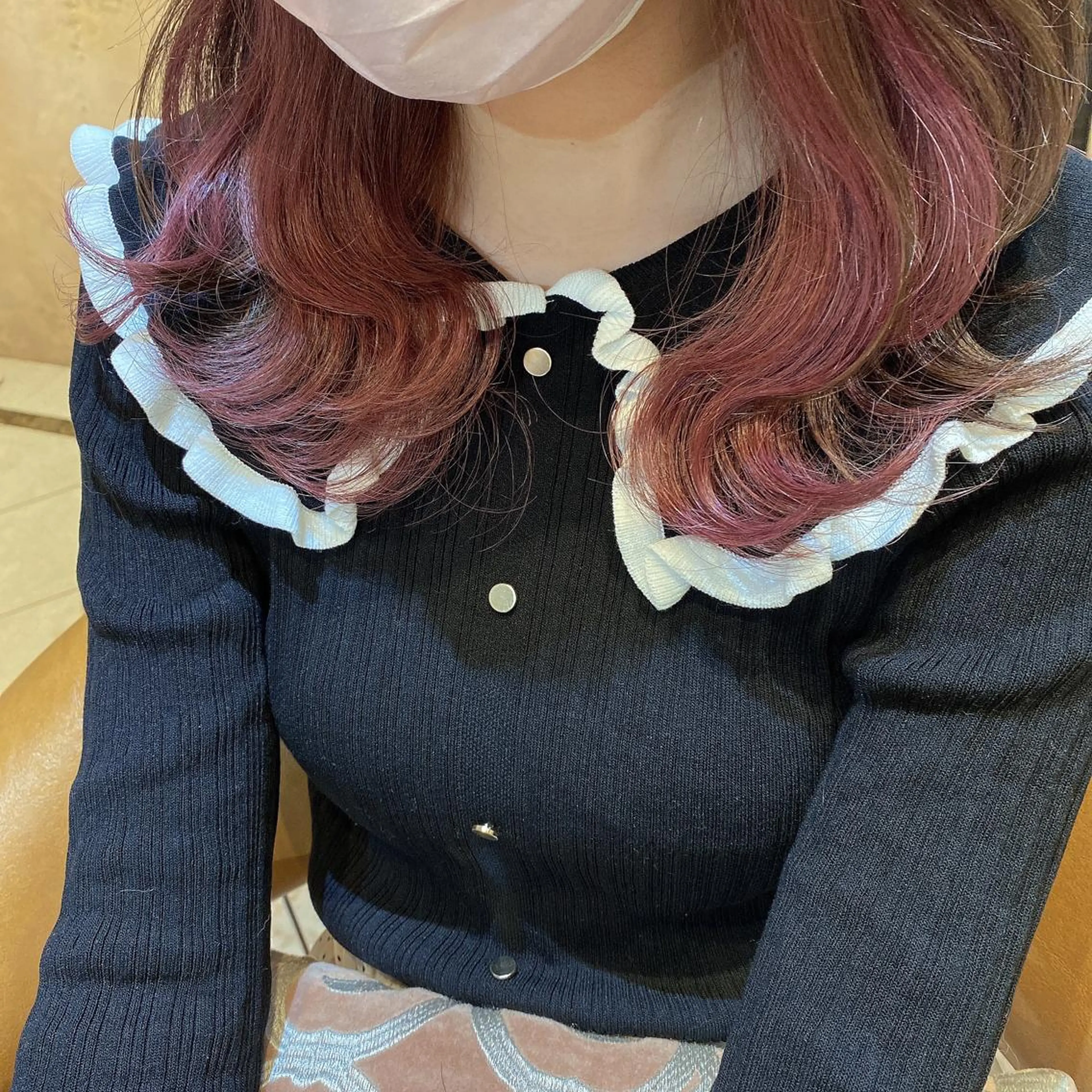 ミディアム カット ヘアカラー 代表山口ひな 髪質改善のプロのヘアスタイル