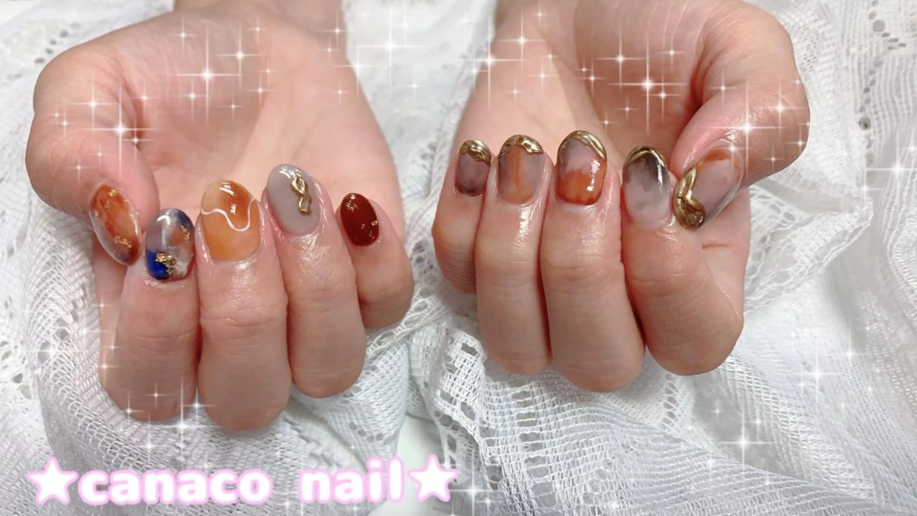 ネイル アートネイル ジェルネイル ニュアンスネイル パラジェル ストーンネイル ハンドネイル ハンドケア ベテランネイル cnc  nailのネイルデザイン
