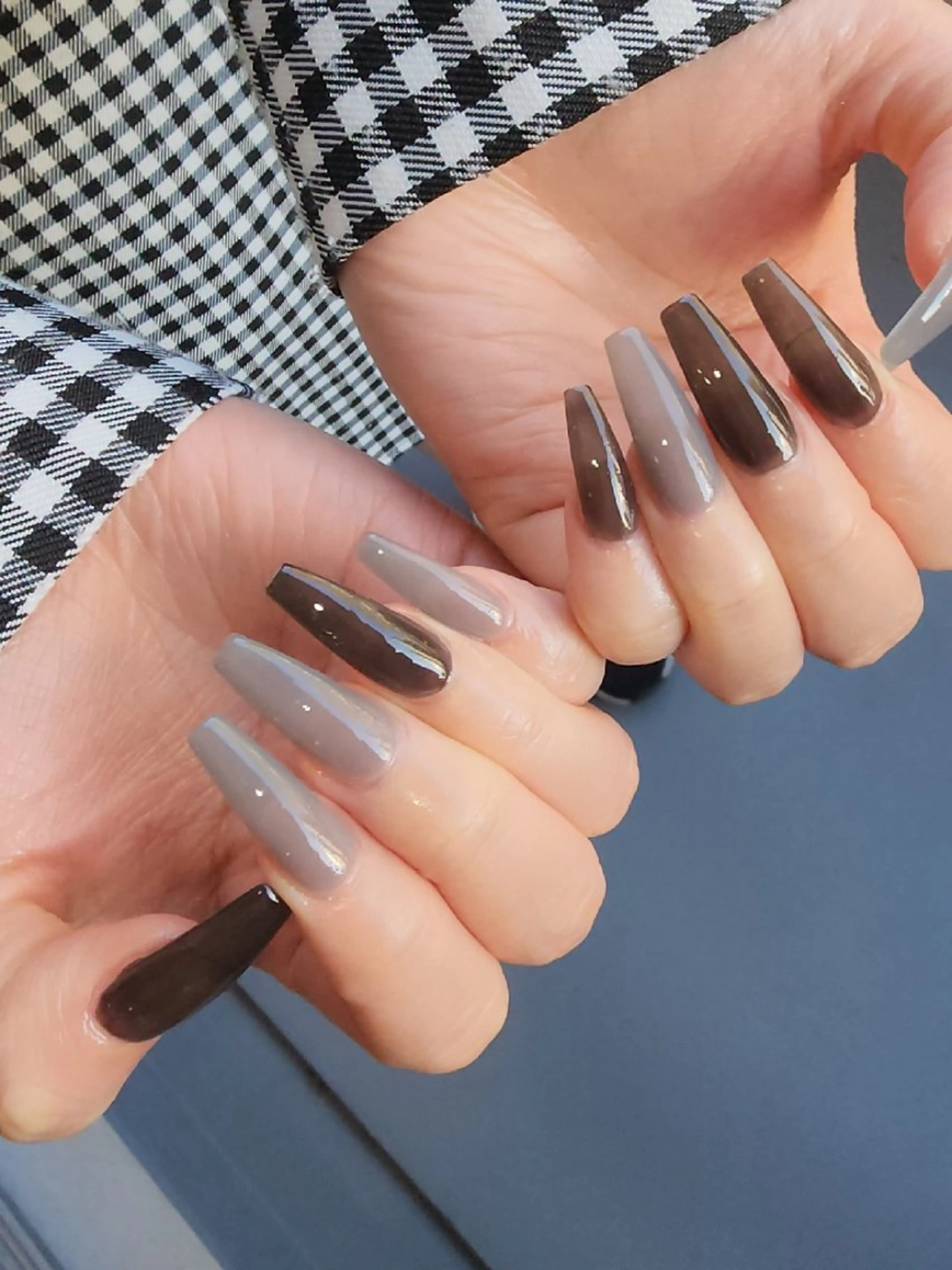 ネイル 長さ出し スカルプネイル ETHOSENSE. kimikaのネイルデザイン