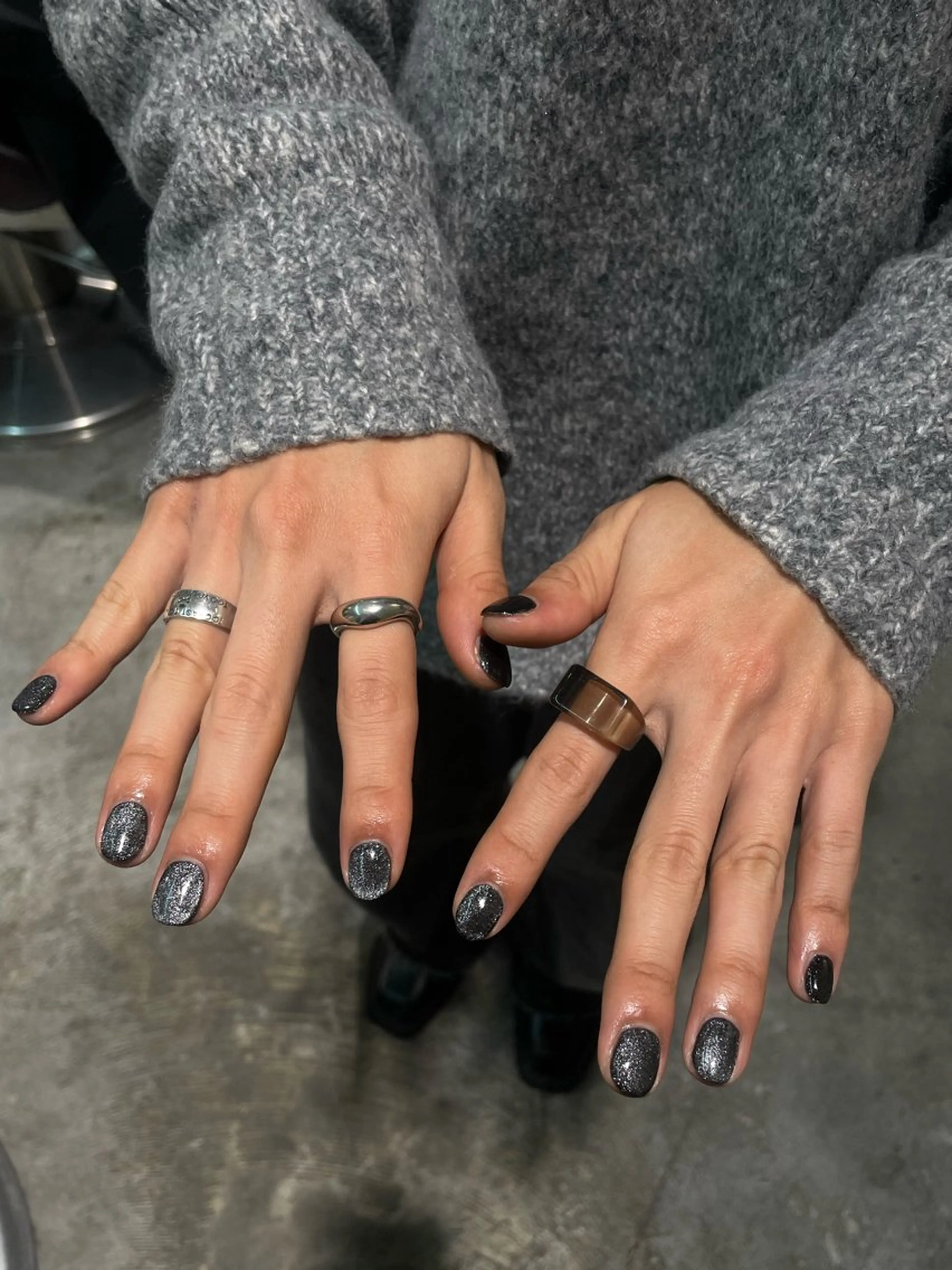 ネイル ハンドネイル ハンドケア 艶ｶﾗｰ･:*個性派 ﾈｲﾙ🦋mire-のネイルデザイン