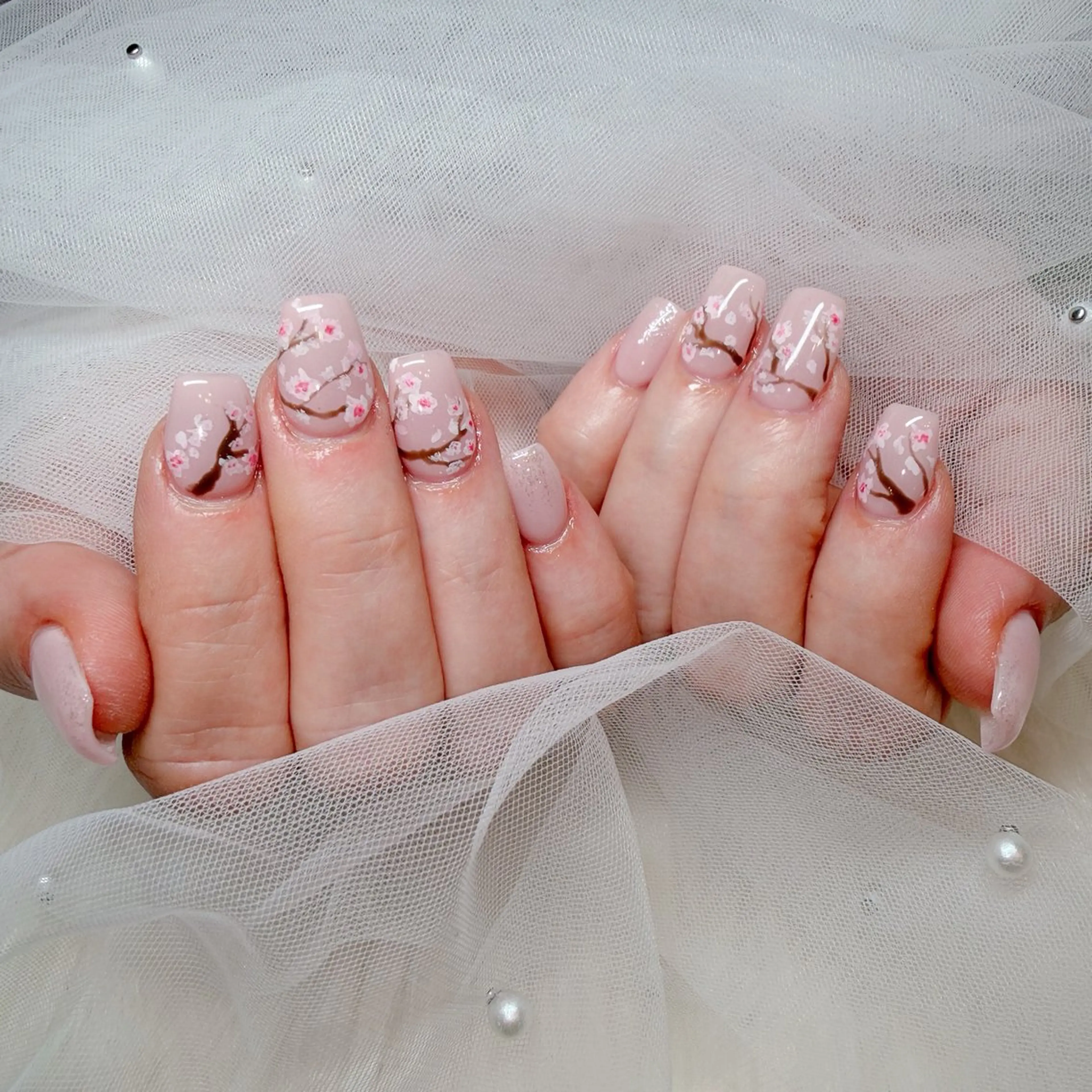 ネイル アートネイル ジェルネイル ラクロレ ハナ︎🌼のネイルデザイン