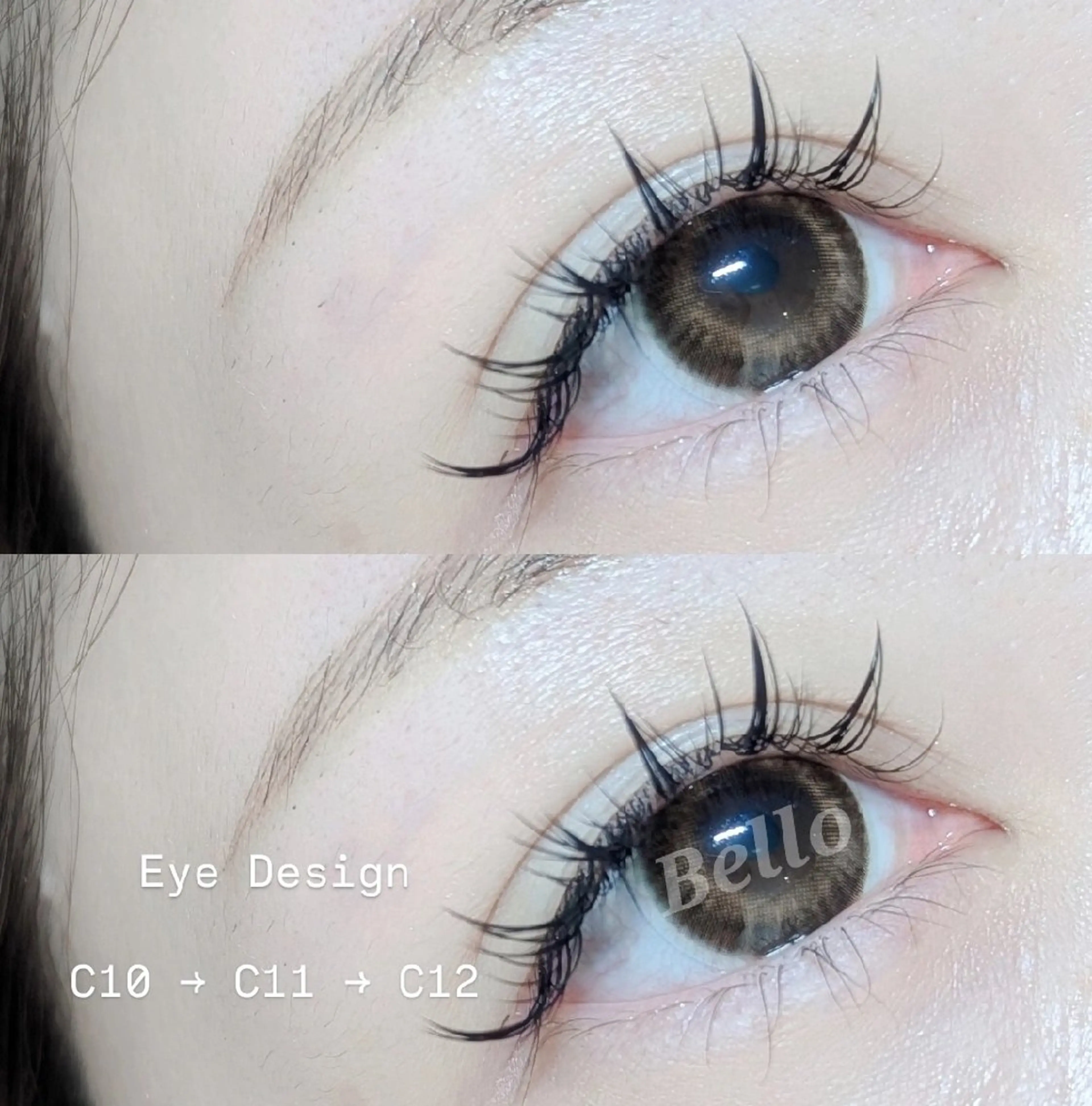 マツエク・マツパ バインドロック ワンホンマツエク マツエク 🐷Bello 田中 安優奈🐷のマツエク・マツパデザイン