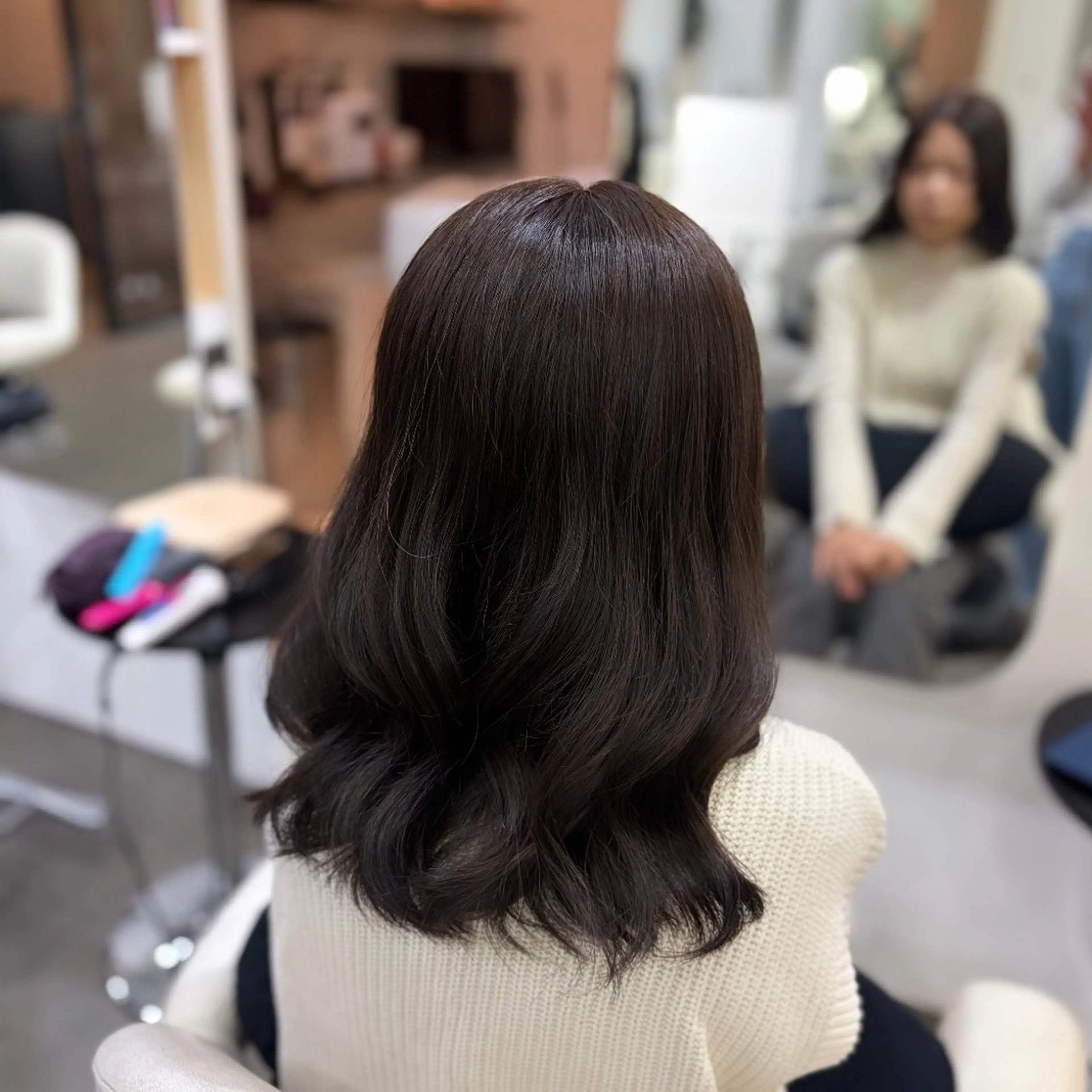 ミディアム カラー カラーモデル募集 🫧彩花🦋のヘアスタイル