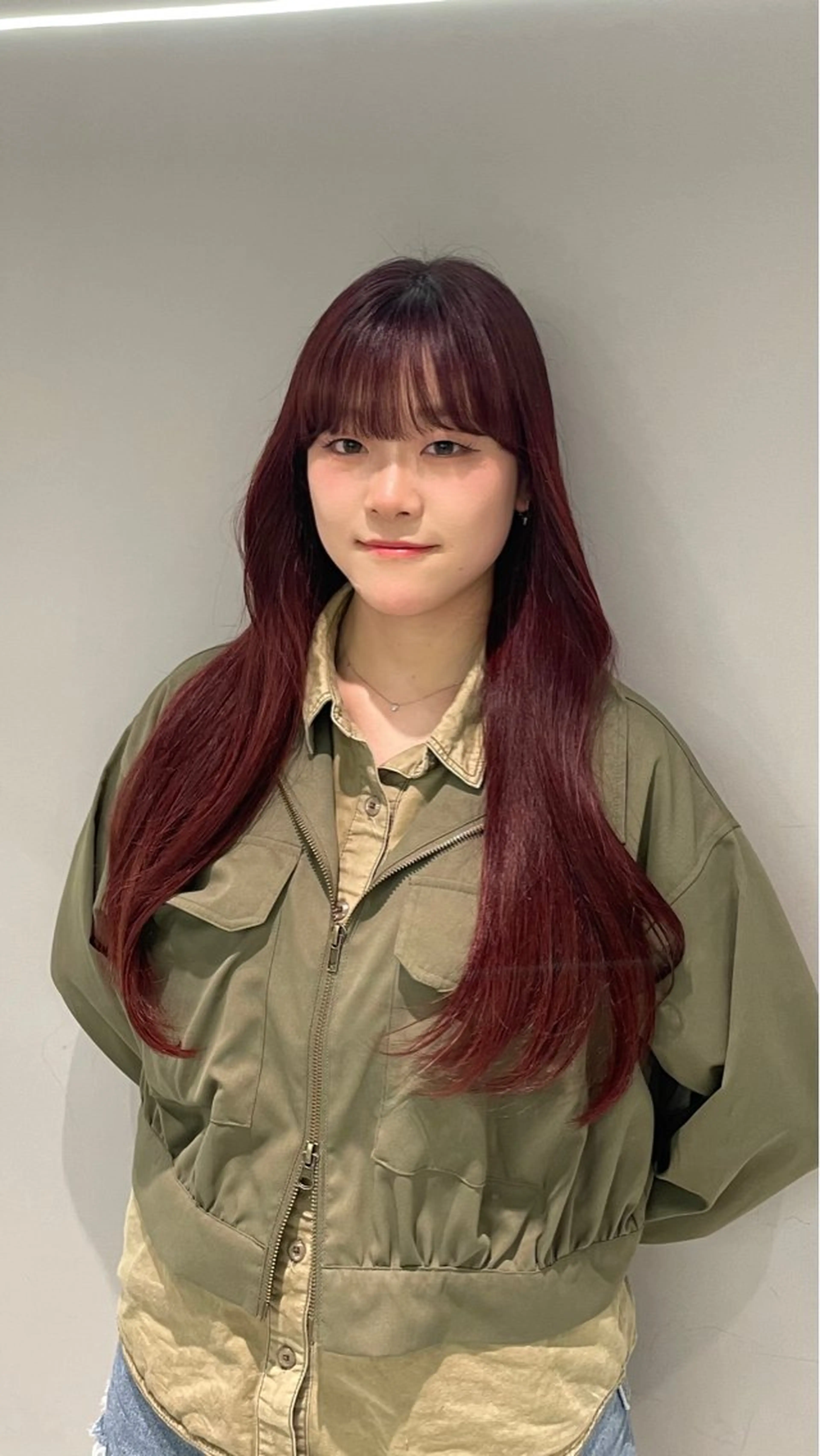 カラー レッドカラー ヘアカラー ハイトーン💖/ ✨️モテ艶カラー💎のヘアスタイル