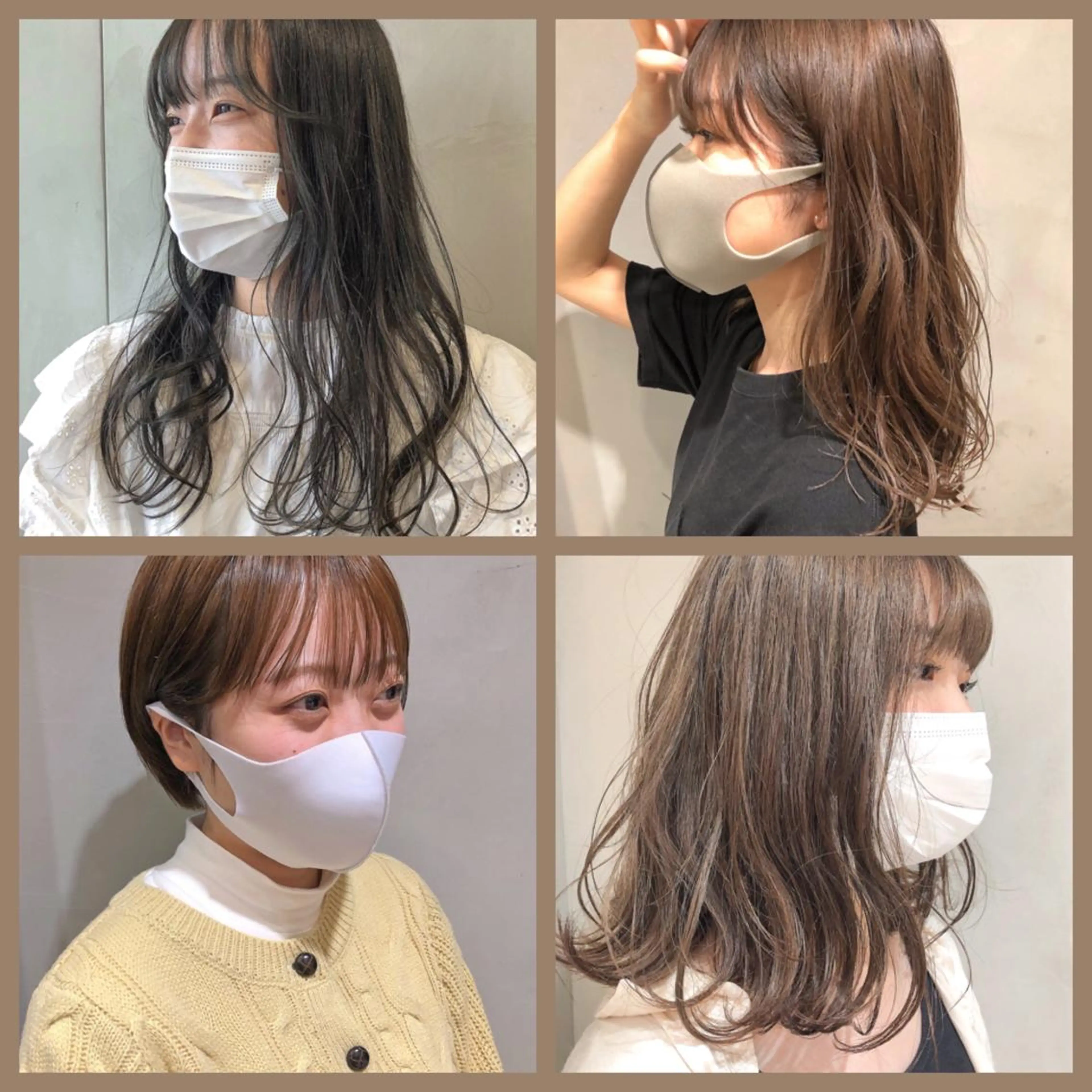 ミディアム カラー 圧倒的透明感カラー nana🦕のヘアスタイル