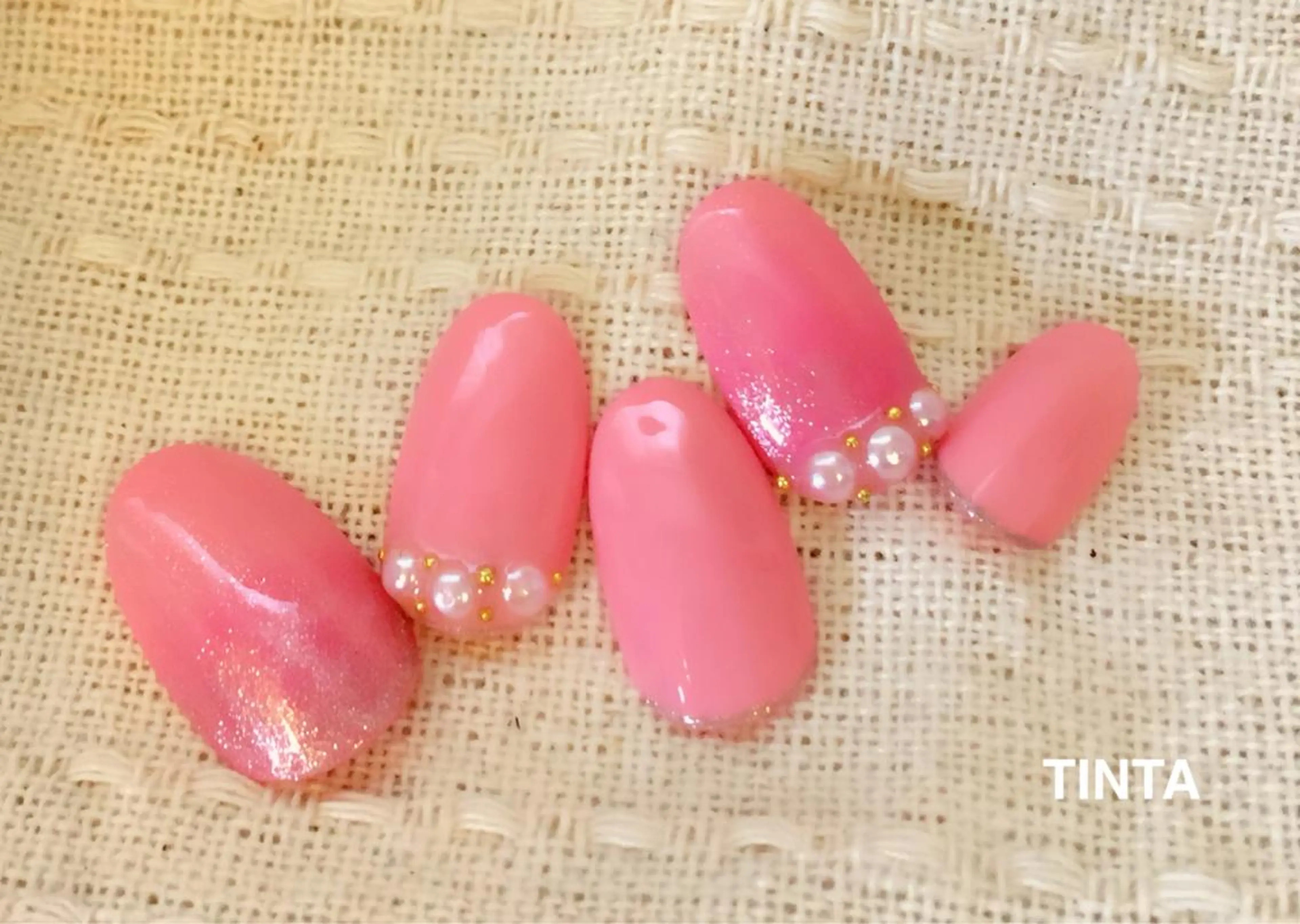 ネイル ピンク 馬場 典子のネイルデザイン