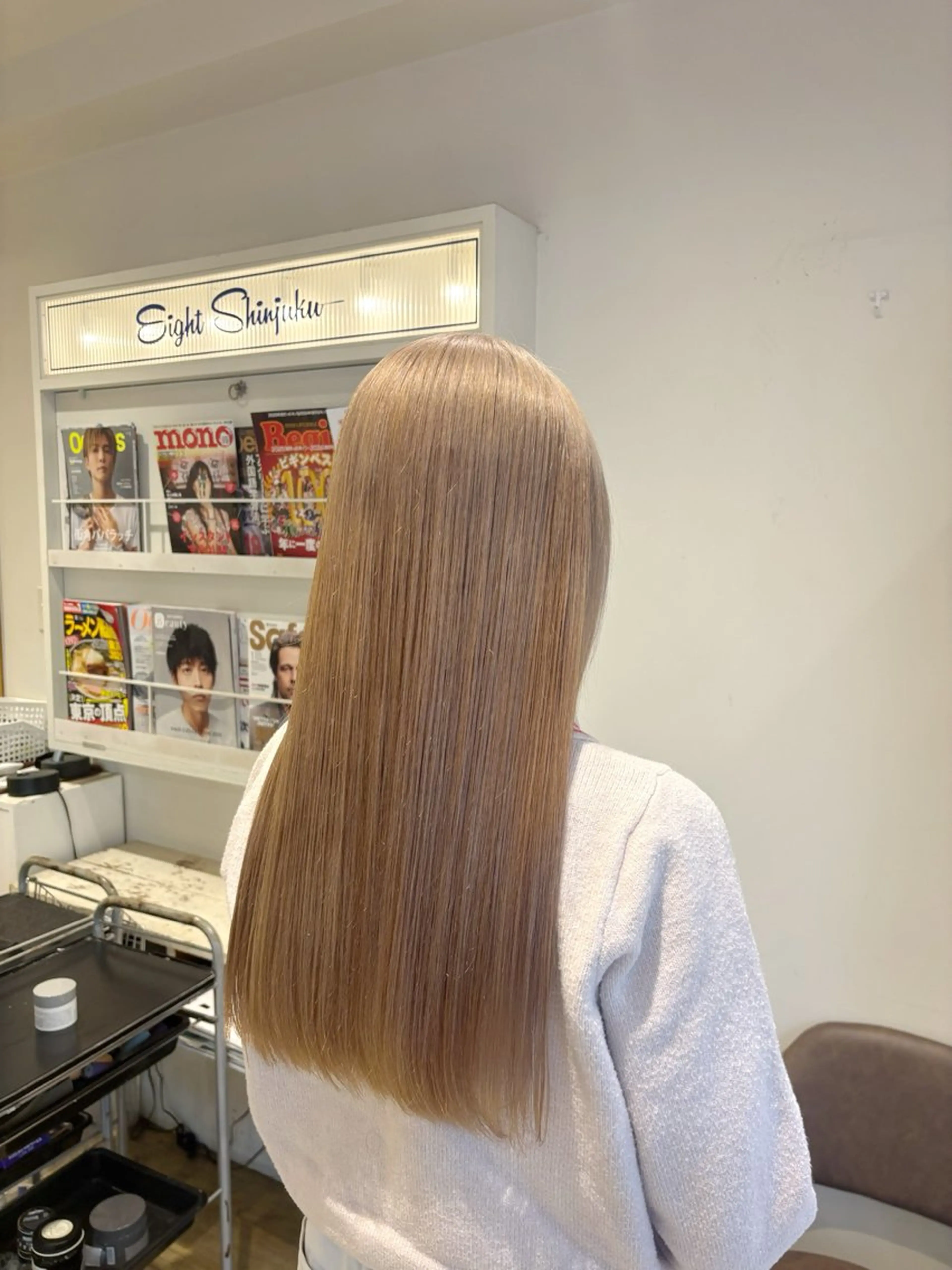 ロング カラー カット ヘアカラー トリートメント EIGHT新宿 新井彩斗のヘアスタイル