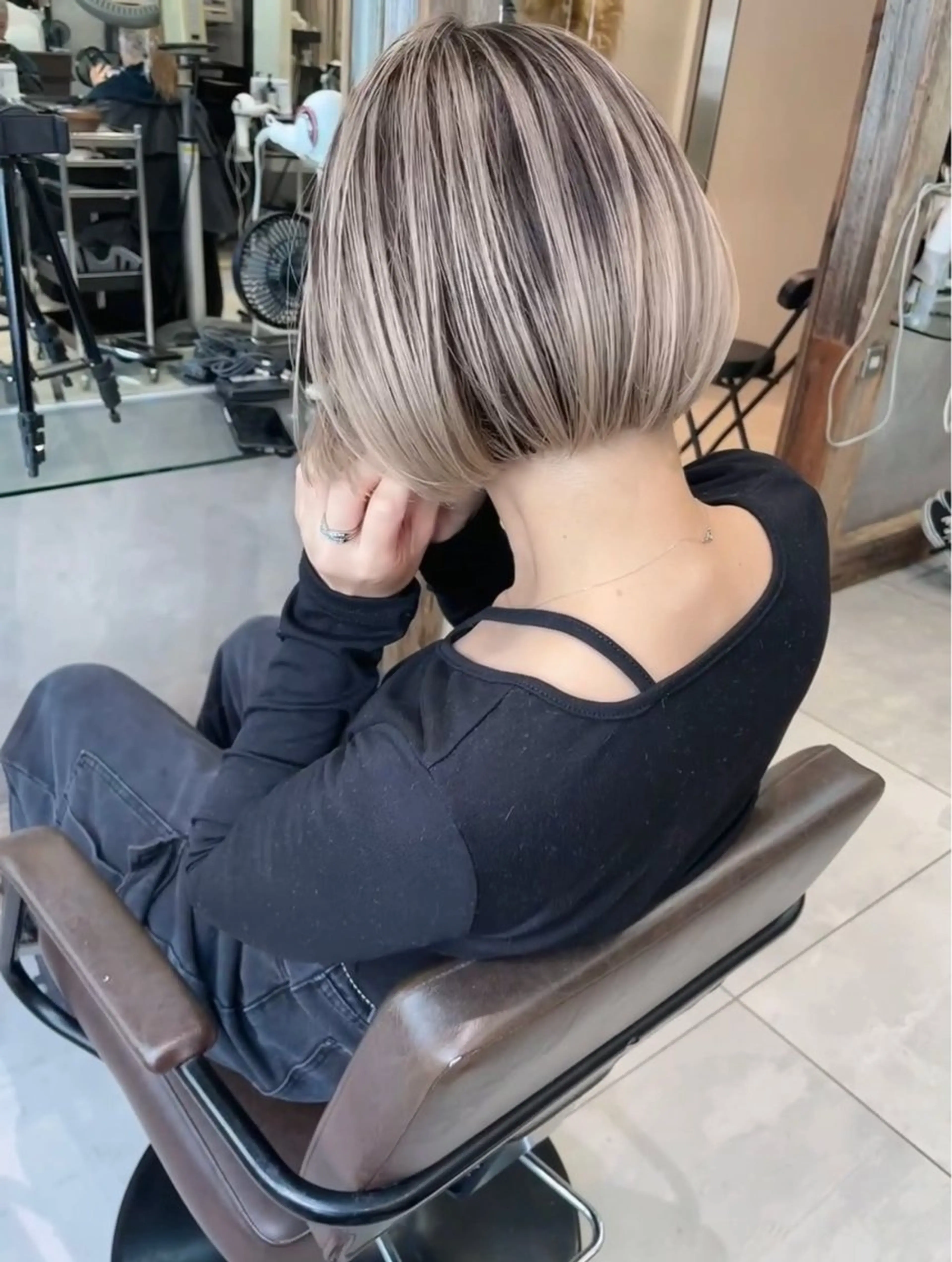 ミディアム カラー 外国人風ヘア スペシャリスト★高沼のヘアスタイル