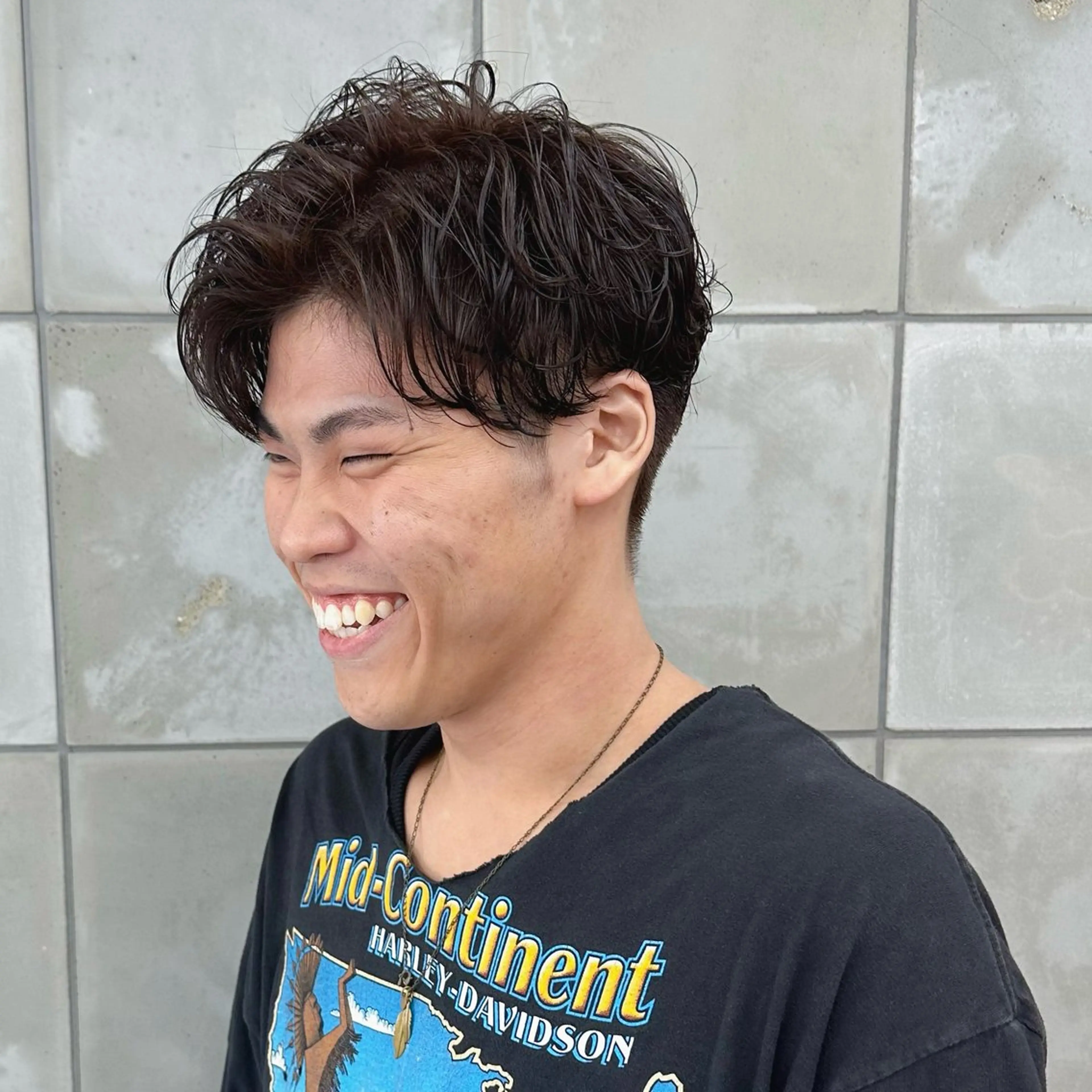 【 🌛土日 19時～限定🤍 】 メンズカット＋ダウンパーマの写真