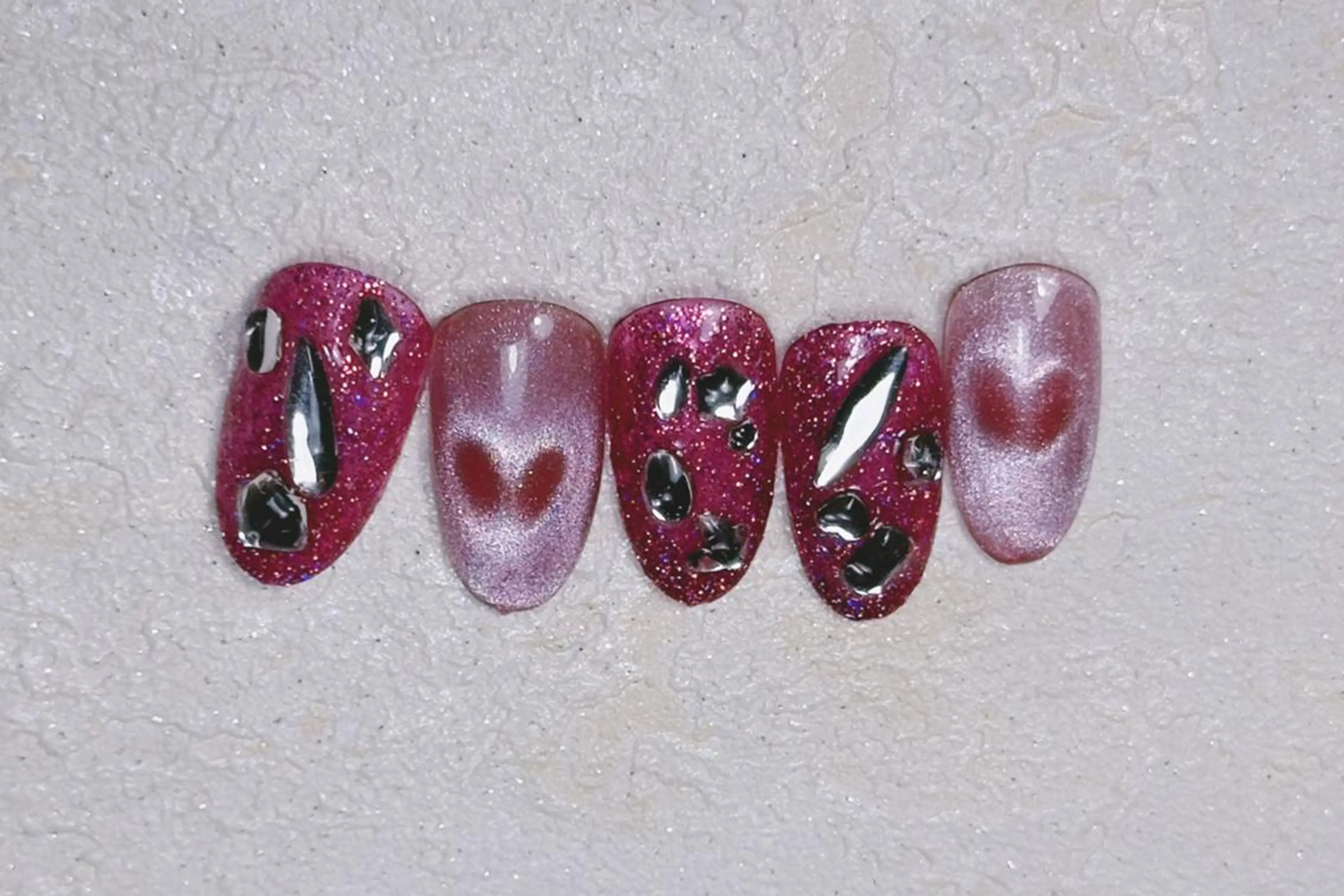 ネイル ロングネイル スカルプネイル ネイルチップ ワンホンネイル MSSugar Nailのネイルデザイン