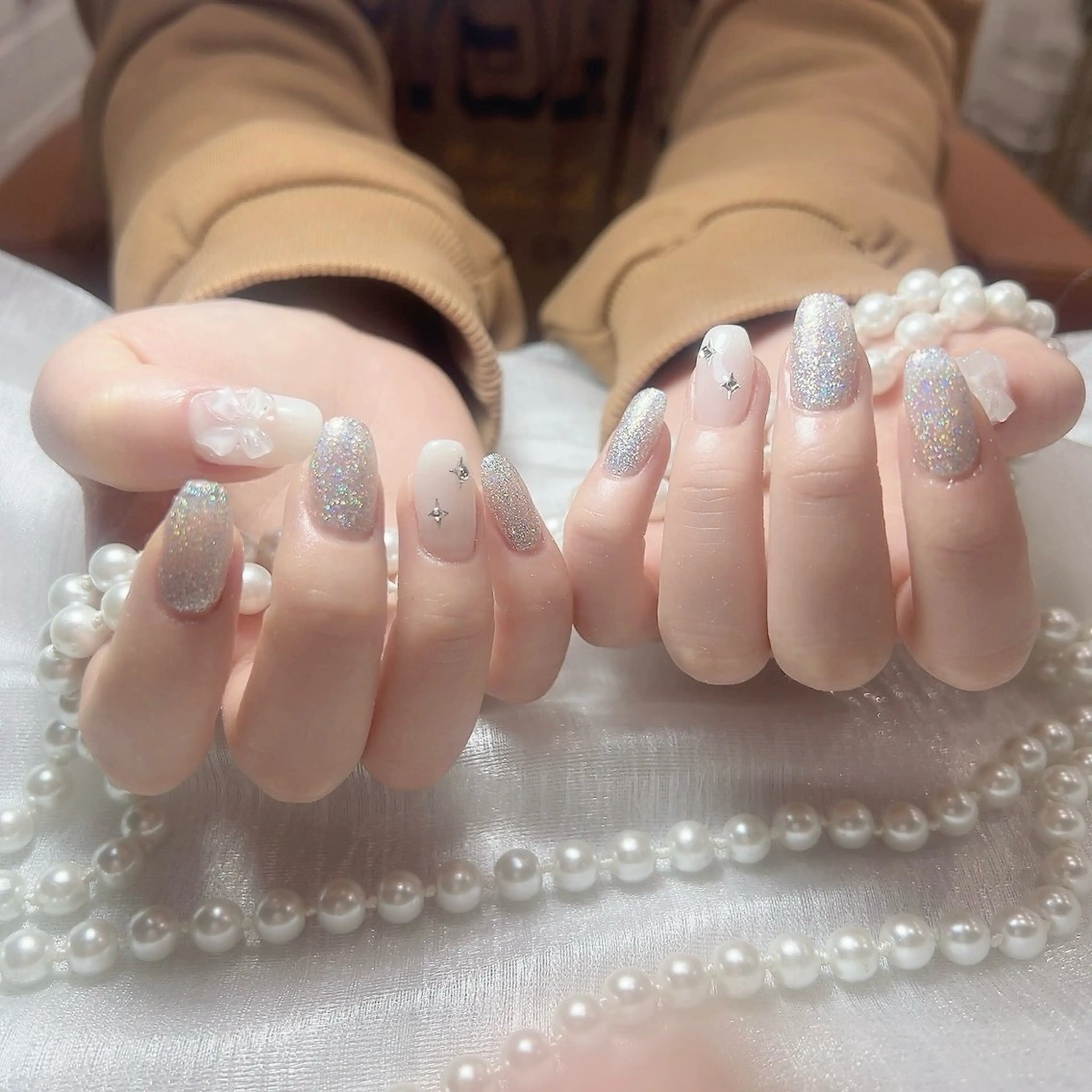 ネイル アートネイル フラッシュネイル フットネイル フレンチネイル ジェルネイル ハンドネイル You&Me Reonaのネイルデザイン