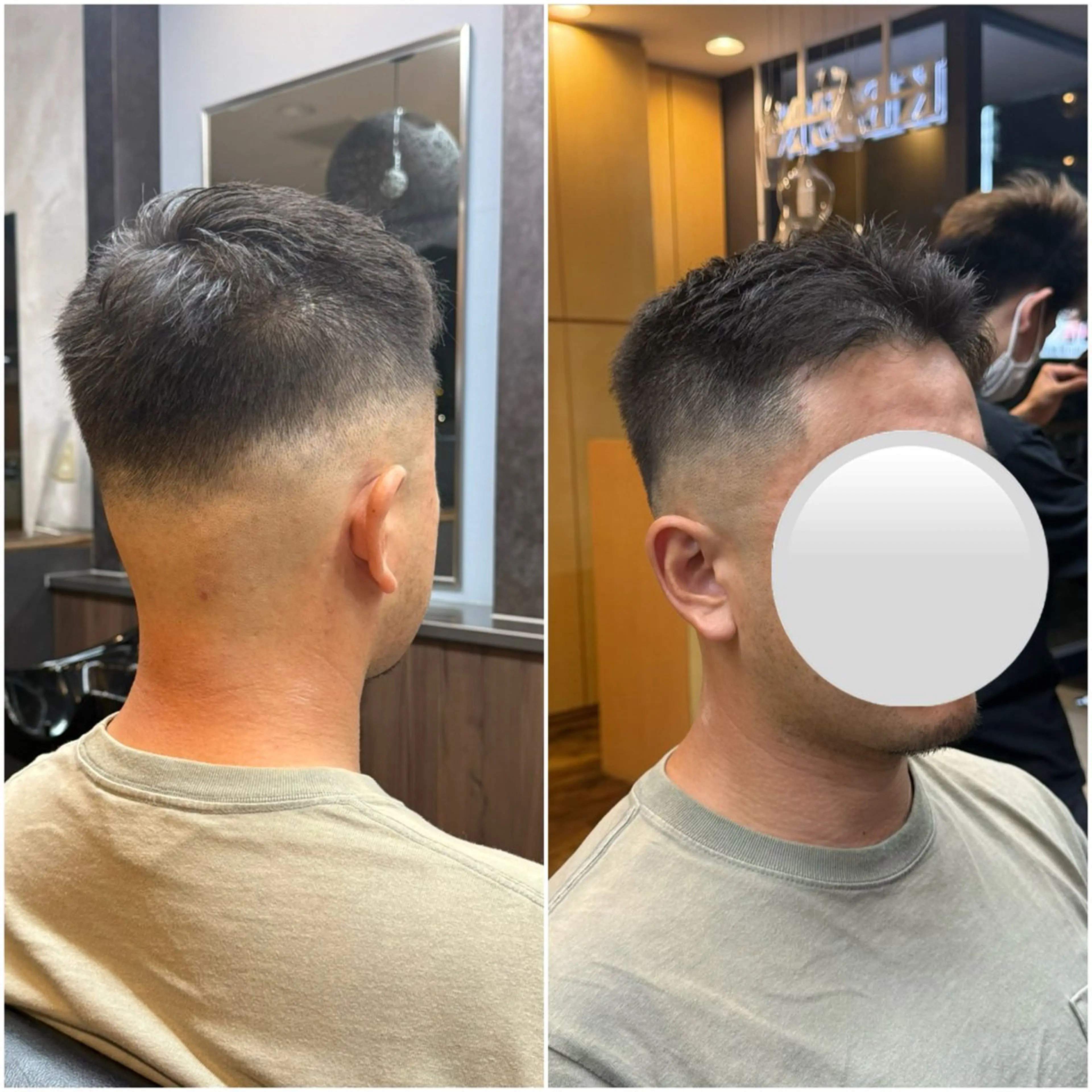 💈メンズカット　フェードカットの写真