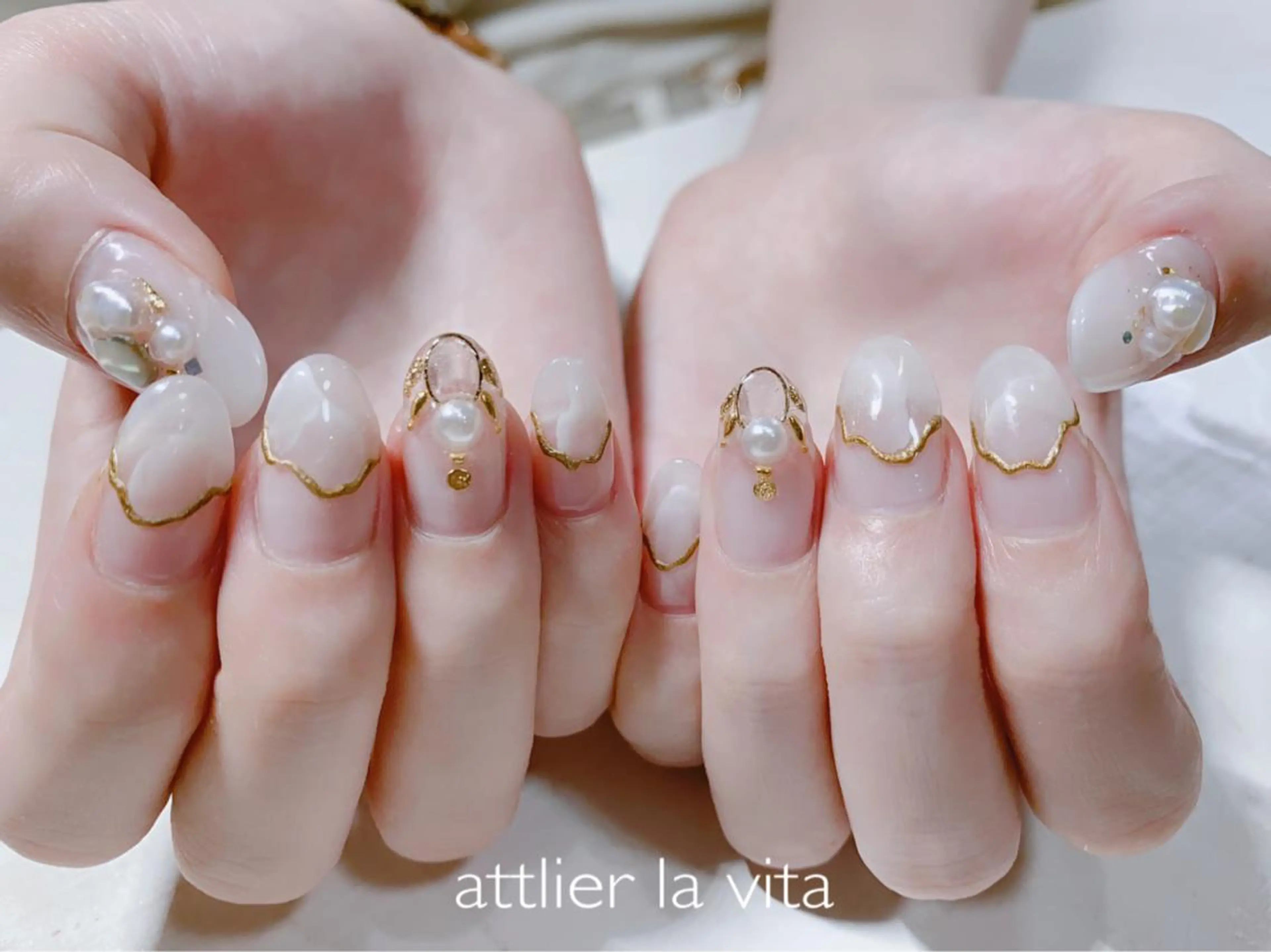 ネイル アートネイル ジェルネイル ハンドネイル atelier la vita所属・lavita. mimuraのネイルデザイン