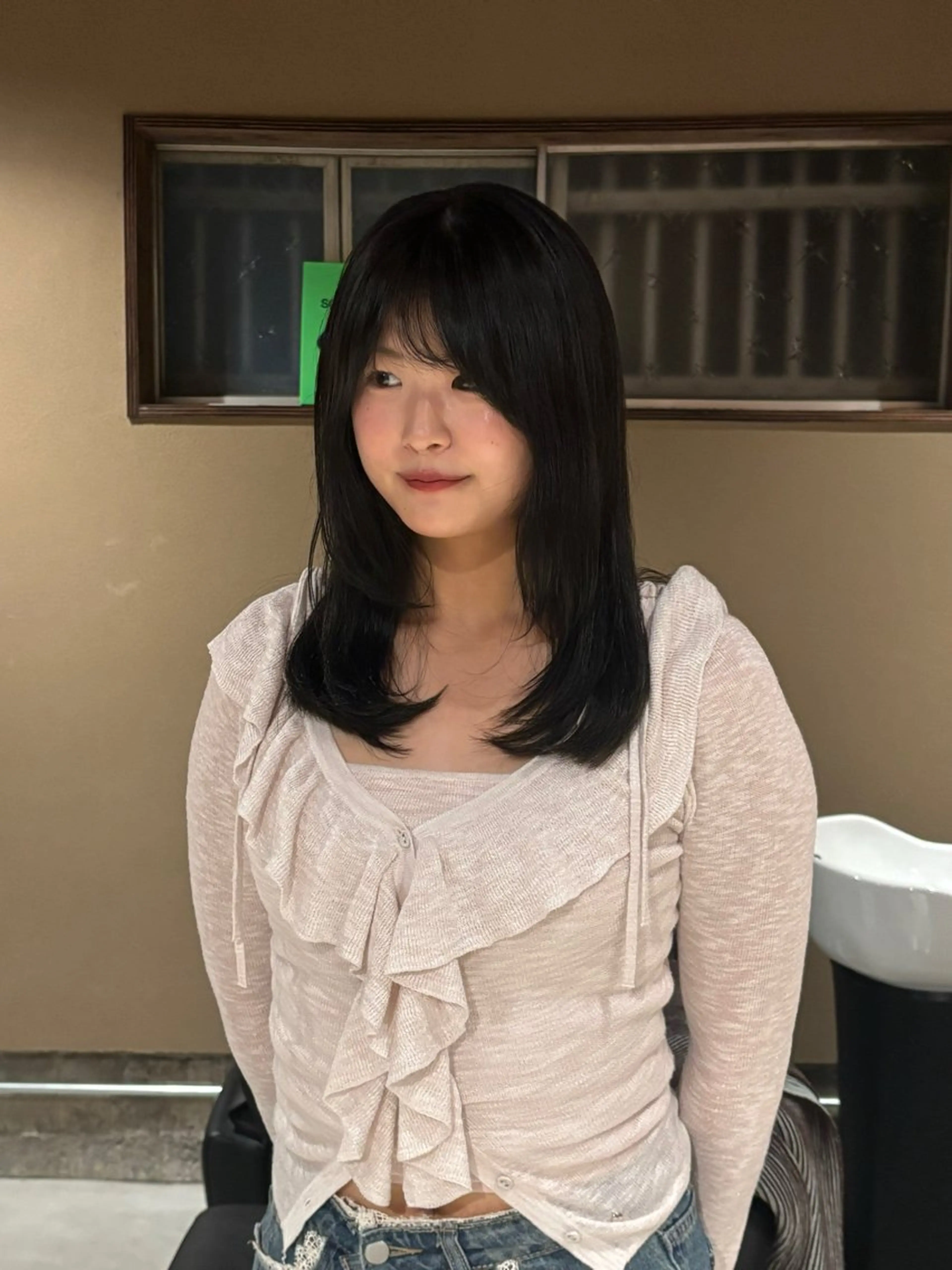 セミロング カラー ヘアカラー 中津/トレンドカラー /美馬本紅亜のヘアスタイル