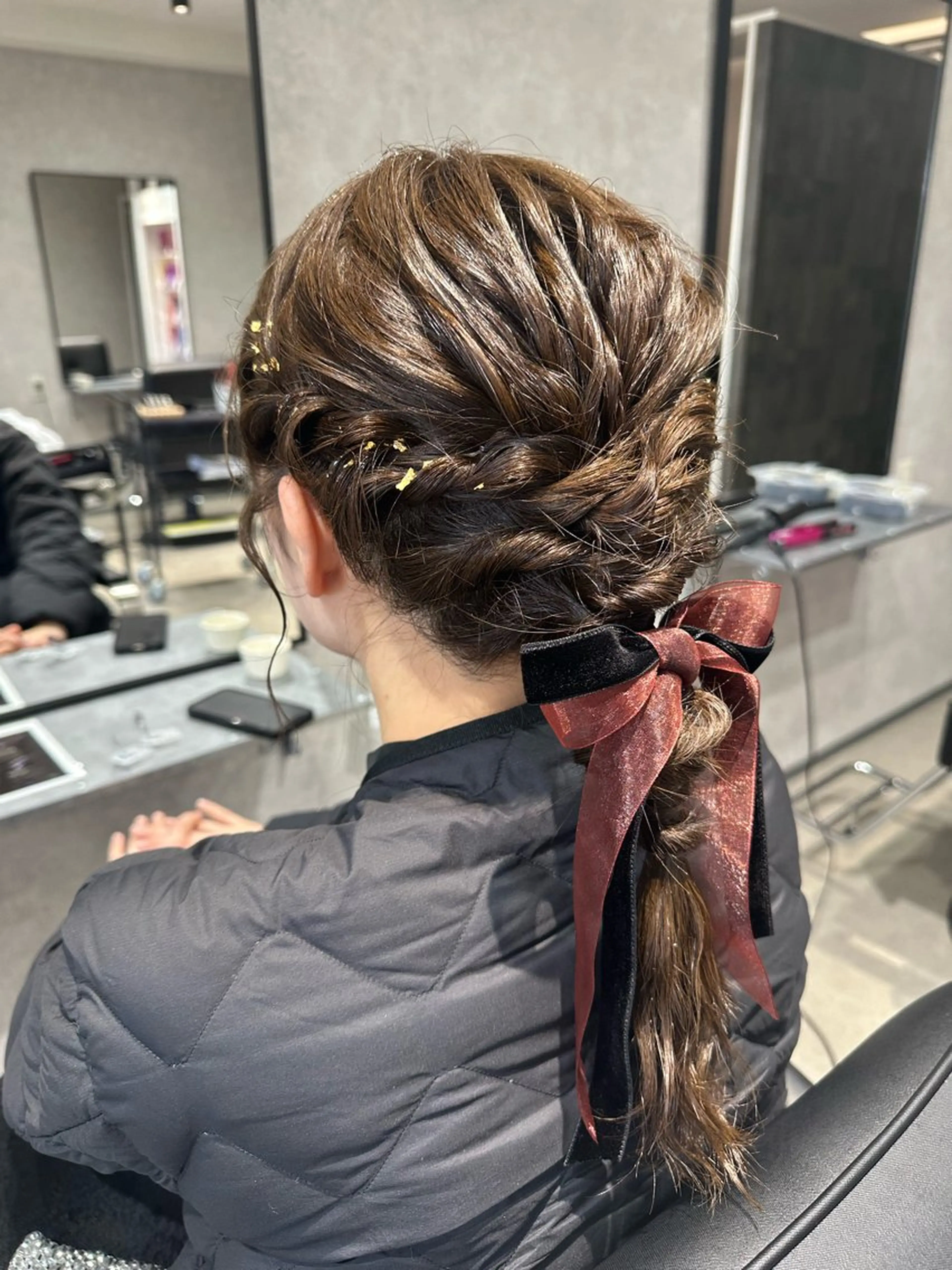 ロング 森 沙織のヘアスタイル