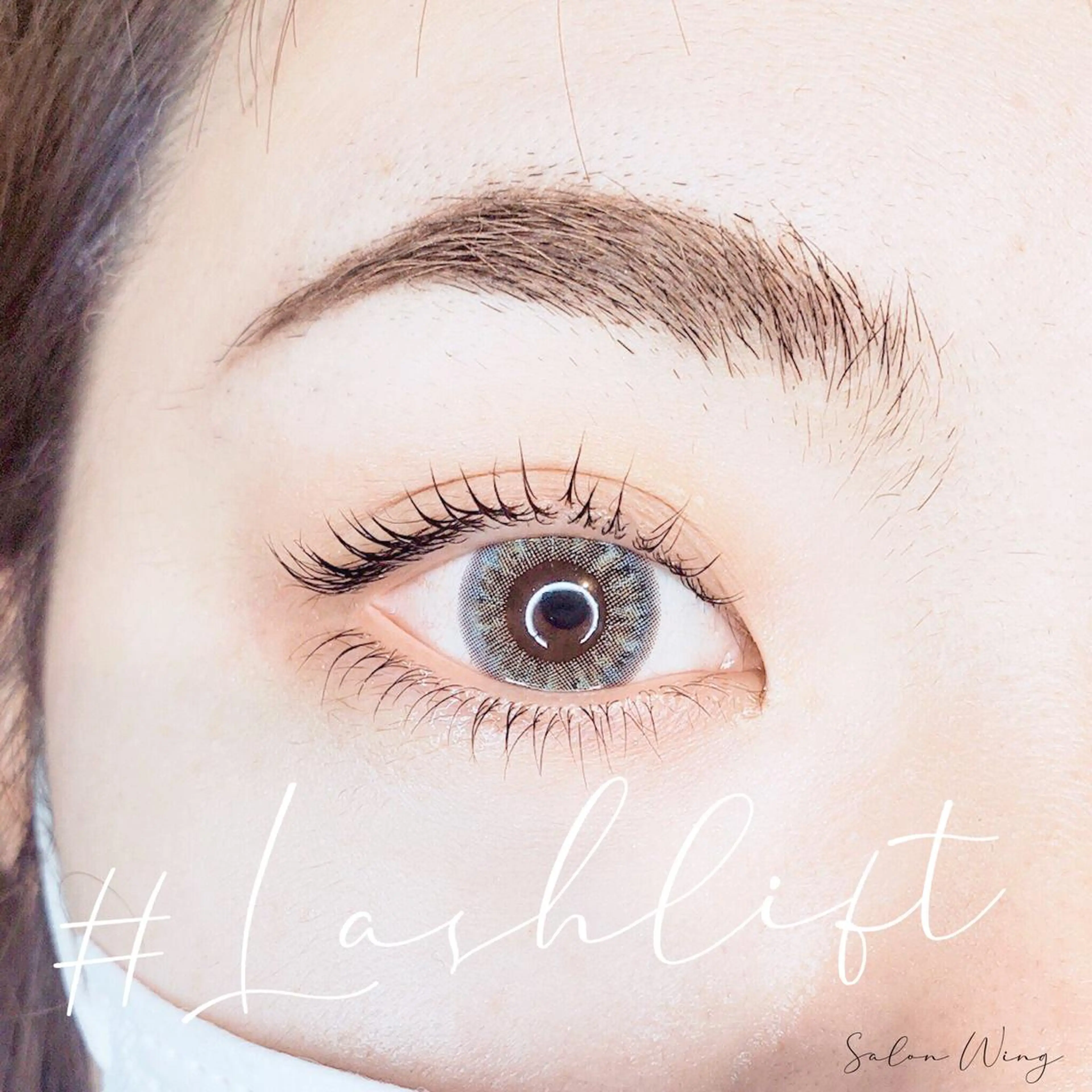 マツエク・マツパ 一重×まつ毛パーマ wing rinaのマツエク・マツパデザイン