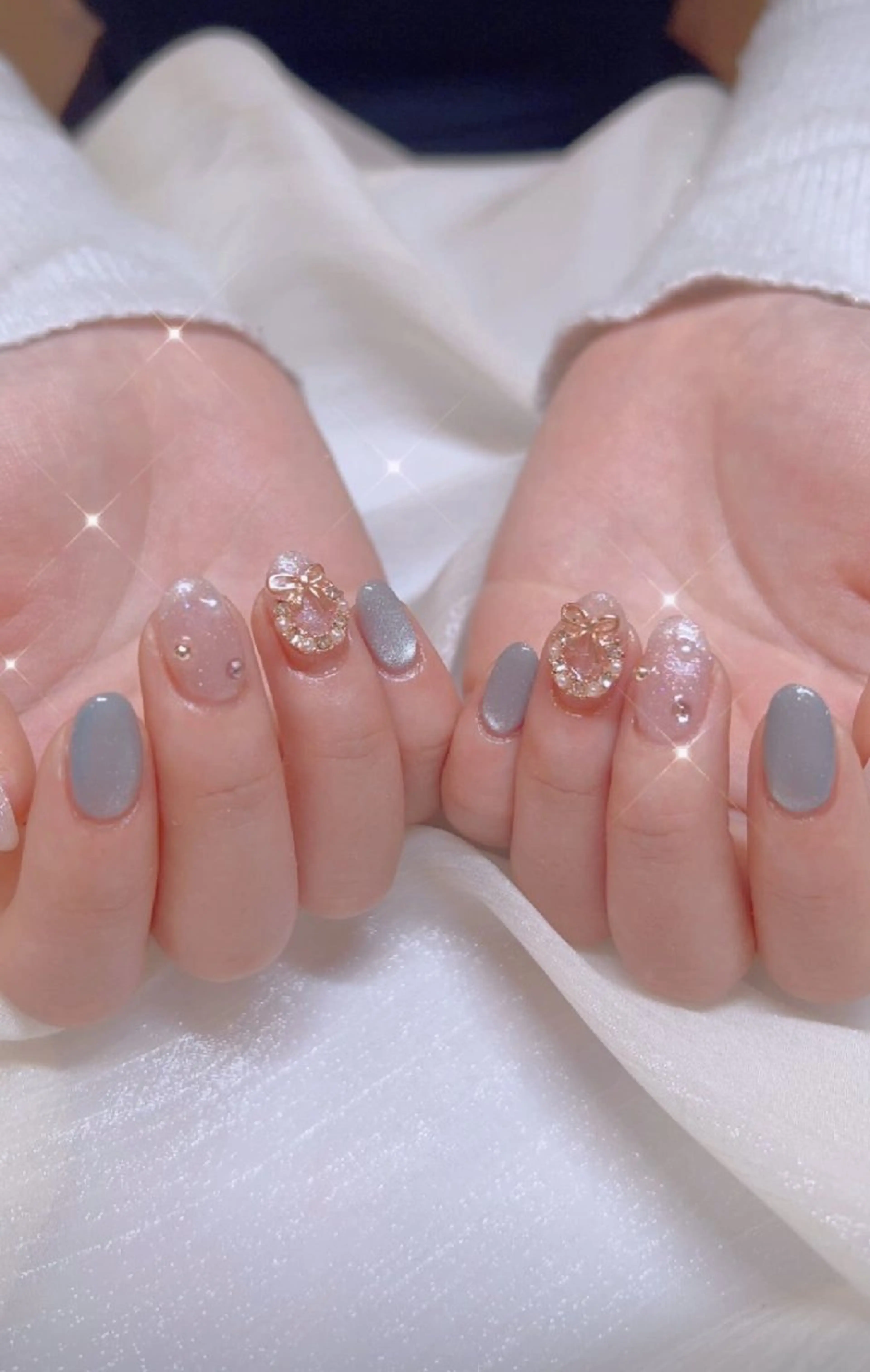 ネイル アートネイル 冬ネイル クリスマス ハンドネイル I LOVE ME NAIL.｡.:*♡のネイルデザイン