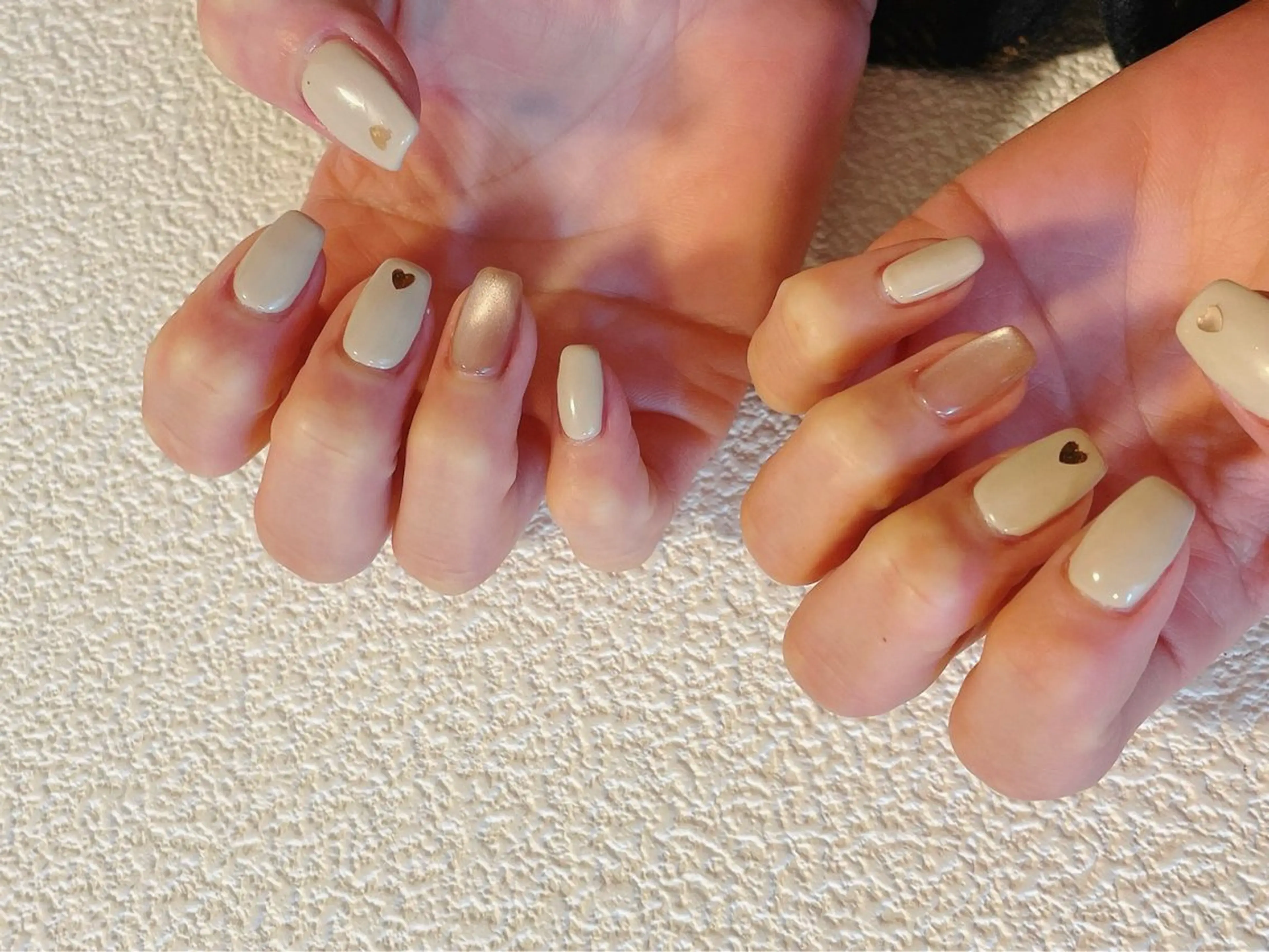 ネイル ジェルネイル 韓国ネイル マグネットネイル メンズネイル ワンカラーネイル kiki nail たまプラーザのネイルデザイン