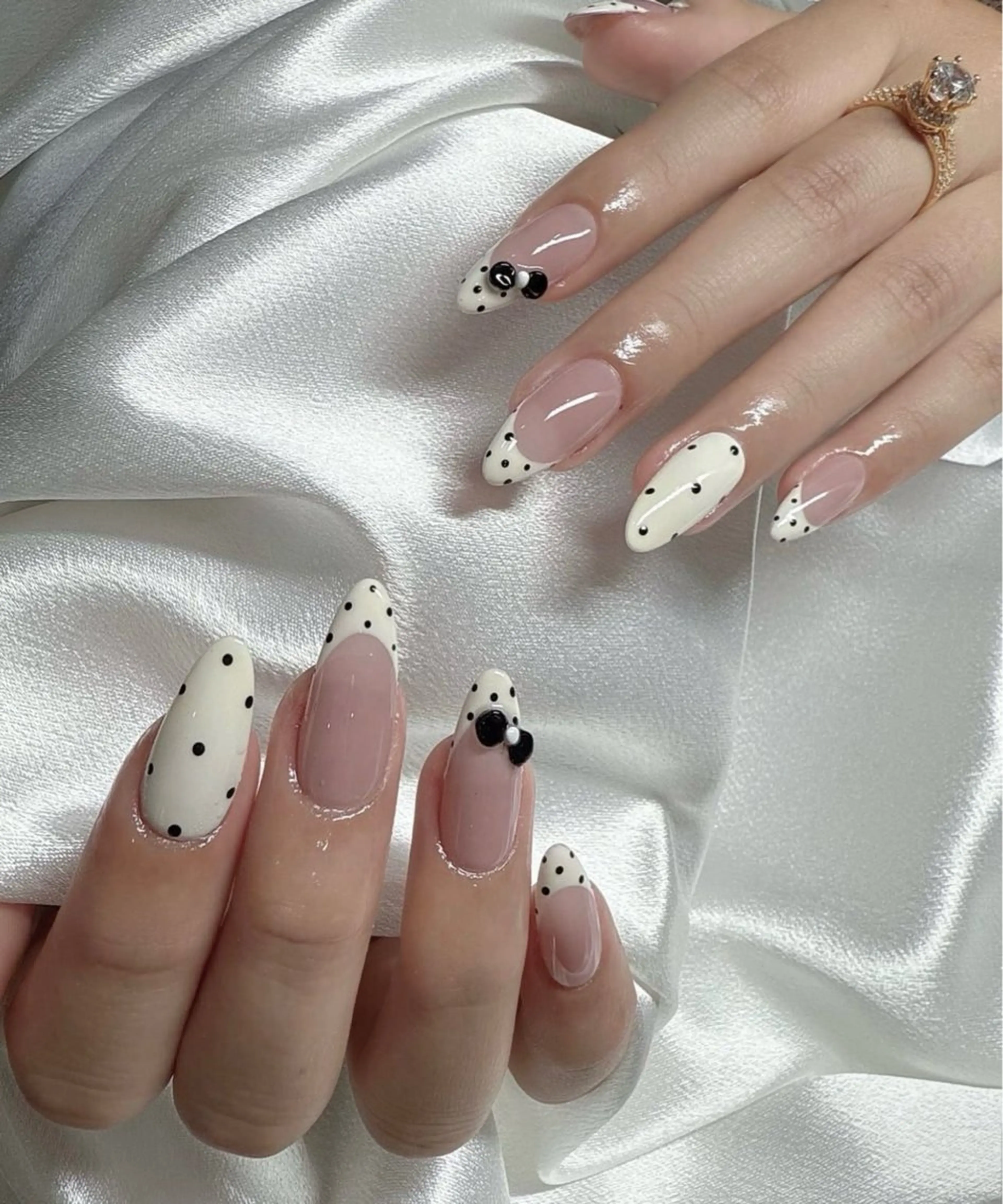 ネイル 韓国ネイル 持ち込み ニュアンスネイル ネイルチップ ハンドネイル TABI ANA.CHUOのネイルデザイン