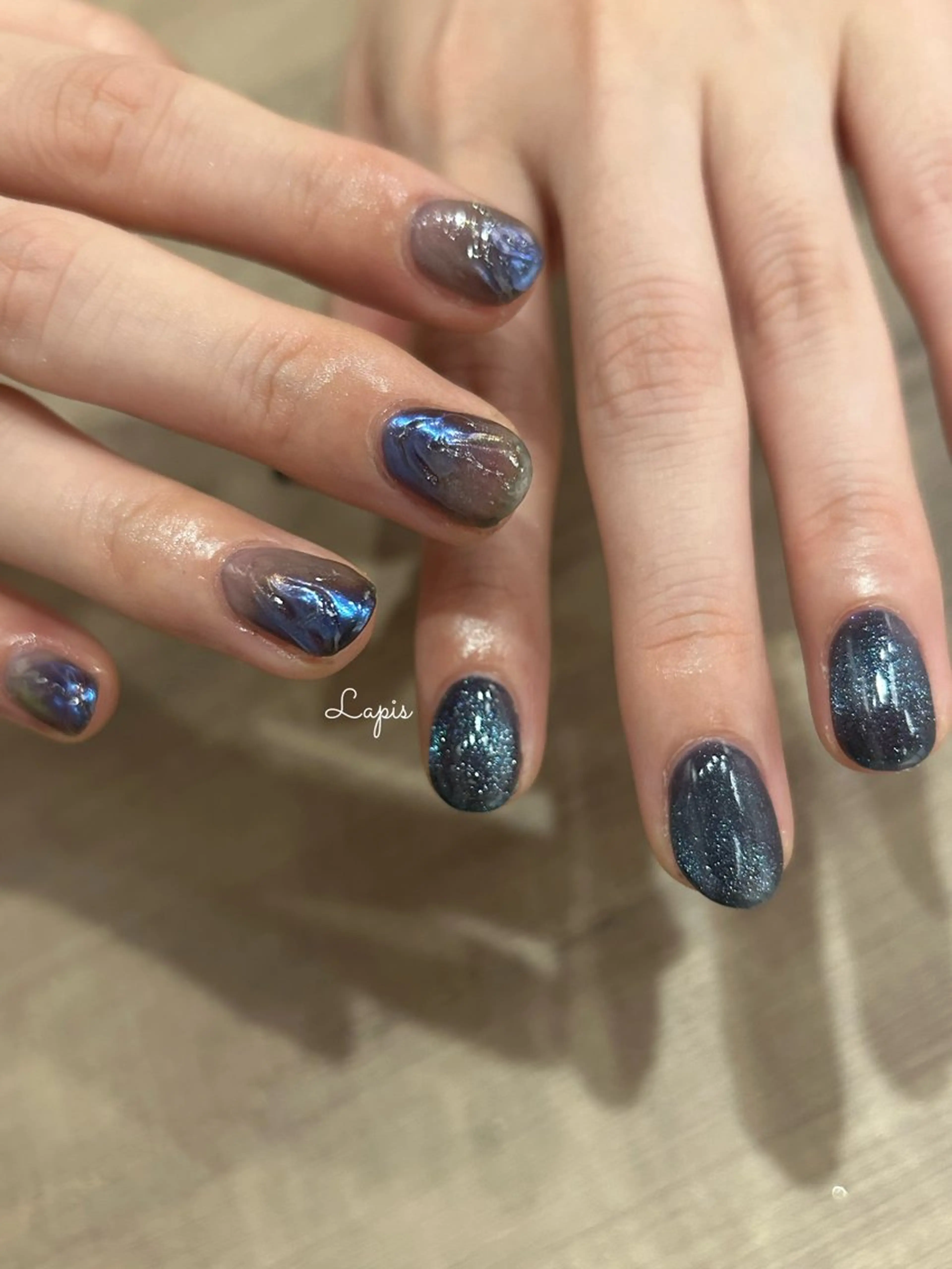 ネイル ハンドネイル Lapis *のネイルデザイン