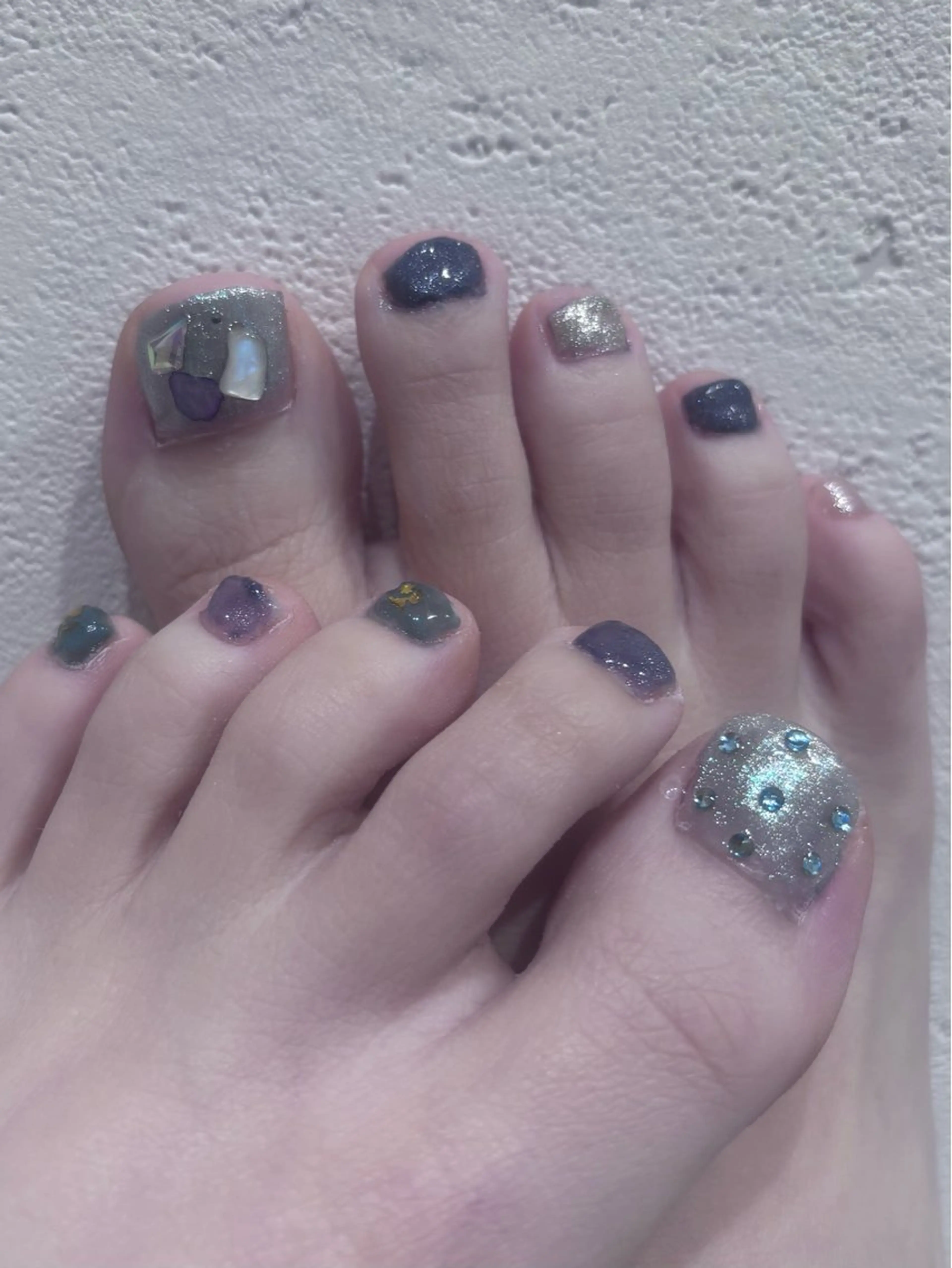 ネイル フットネイル CECIL beauty labo所属・田中 梨奈のネイルデザイン